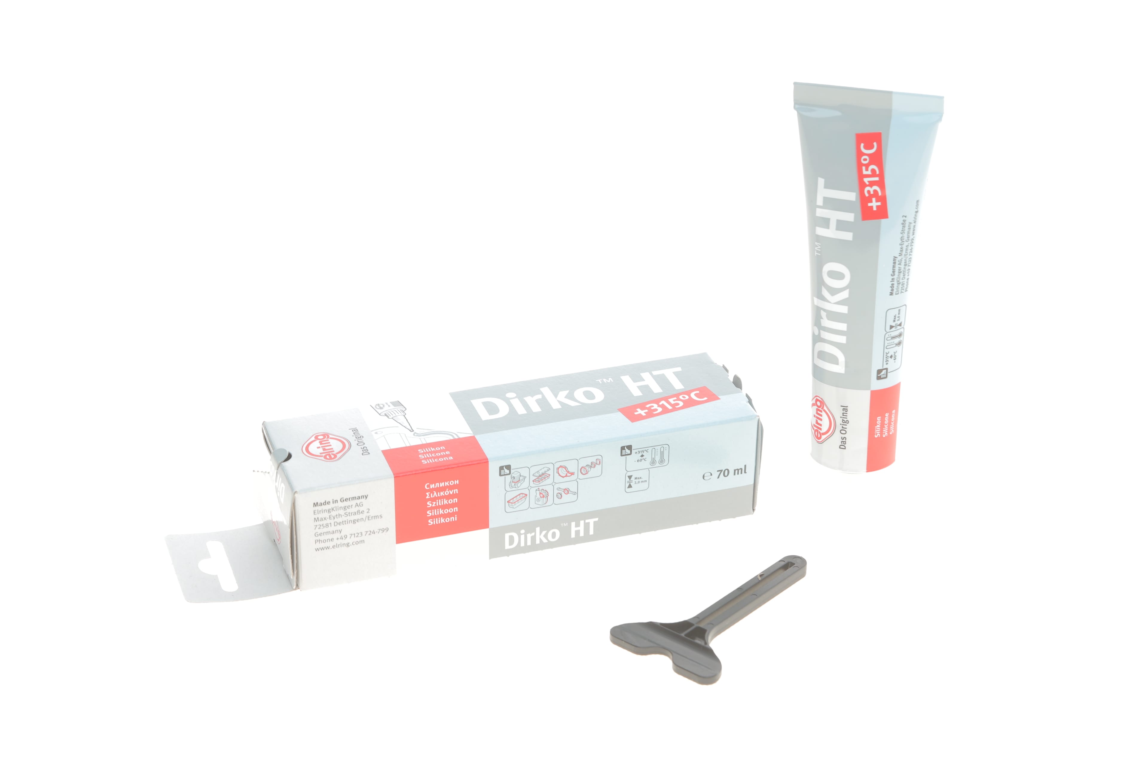 Product image of Герметик Dirko HT (-60°C +315°C) 70мл (сірий)