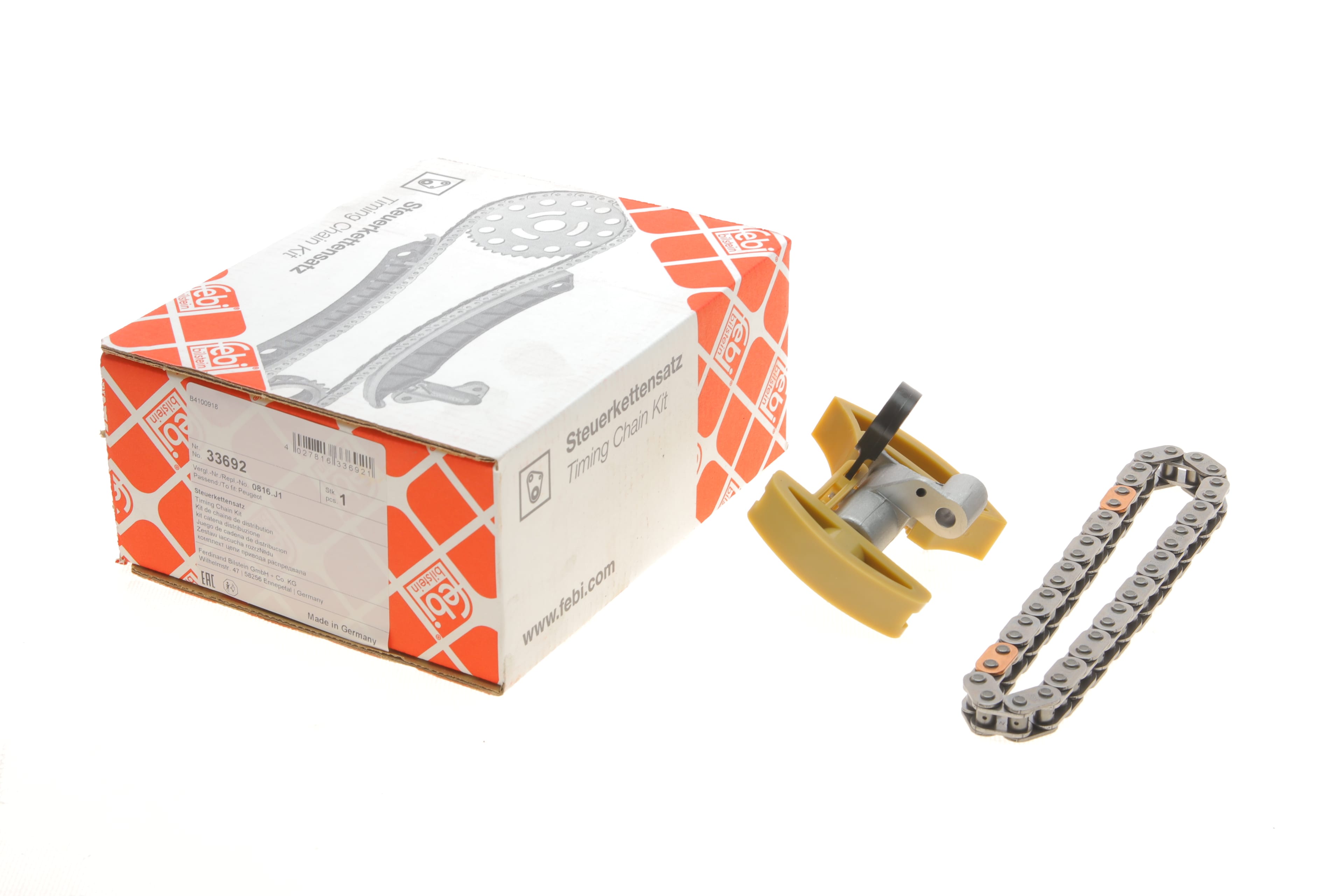 Product image of Комплект ланцюга ГРМ Citroen Berlingo 1.6HDI 05- (+натяжник)