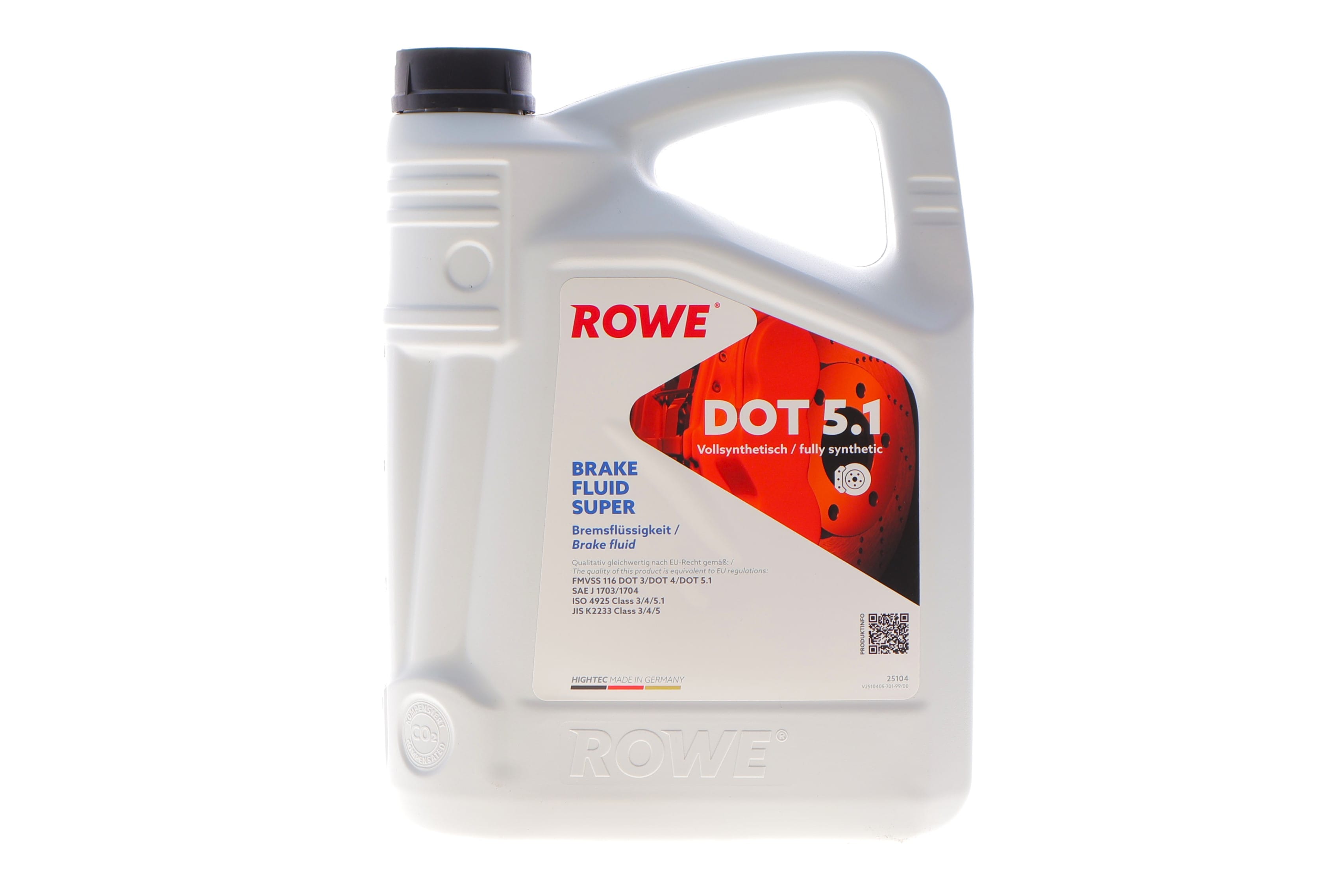 Product image of Рідина гальмівна HIGHTEC BRAKE FLUID SUPER DOT 5.1 (5L)