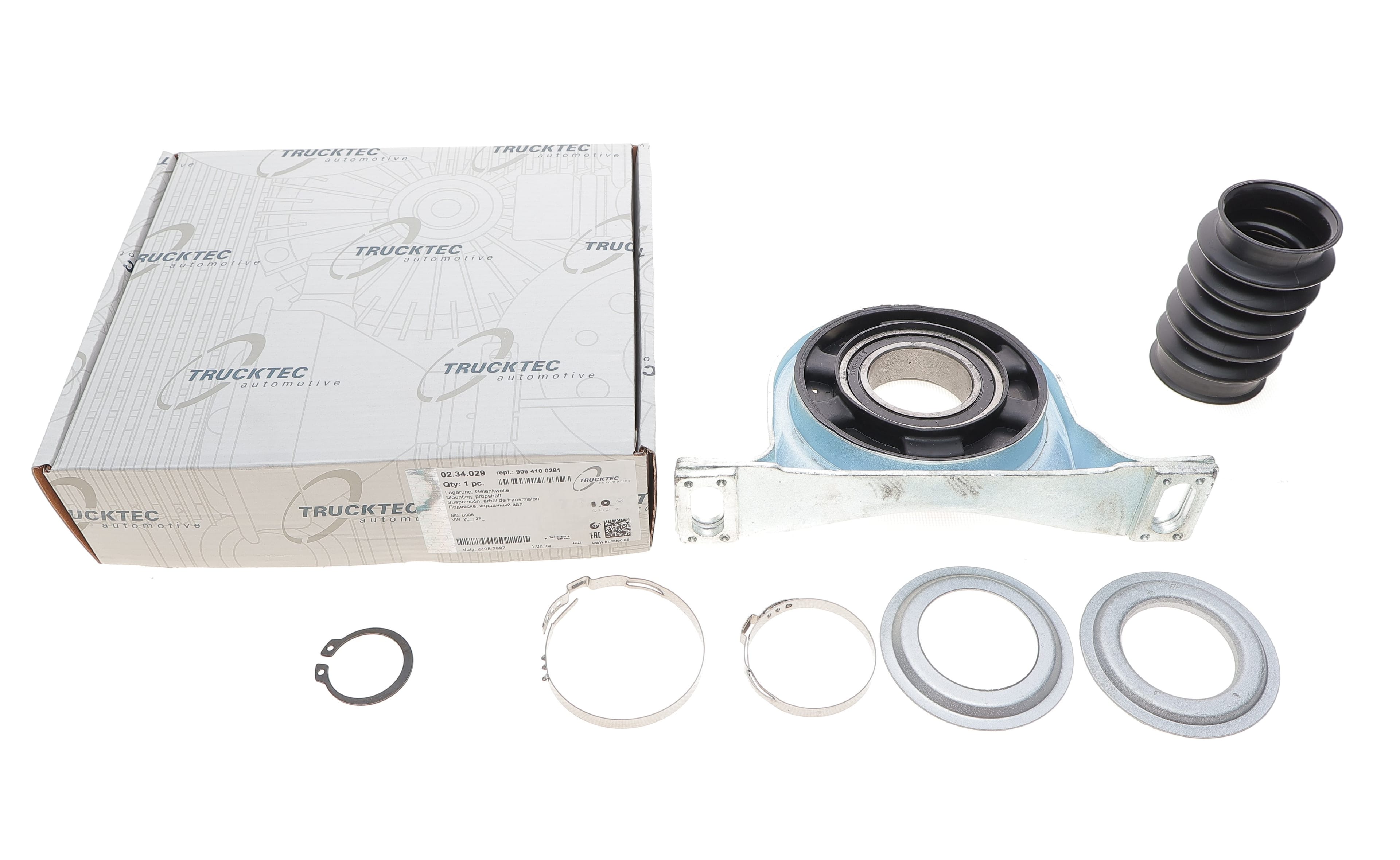 Product image of Підшипник підвісний MB Sprinter/VW Crafter 06- (d=47mm) (пильник + хомути)