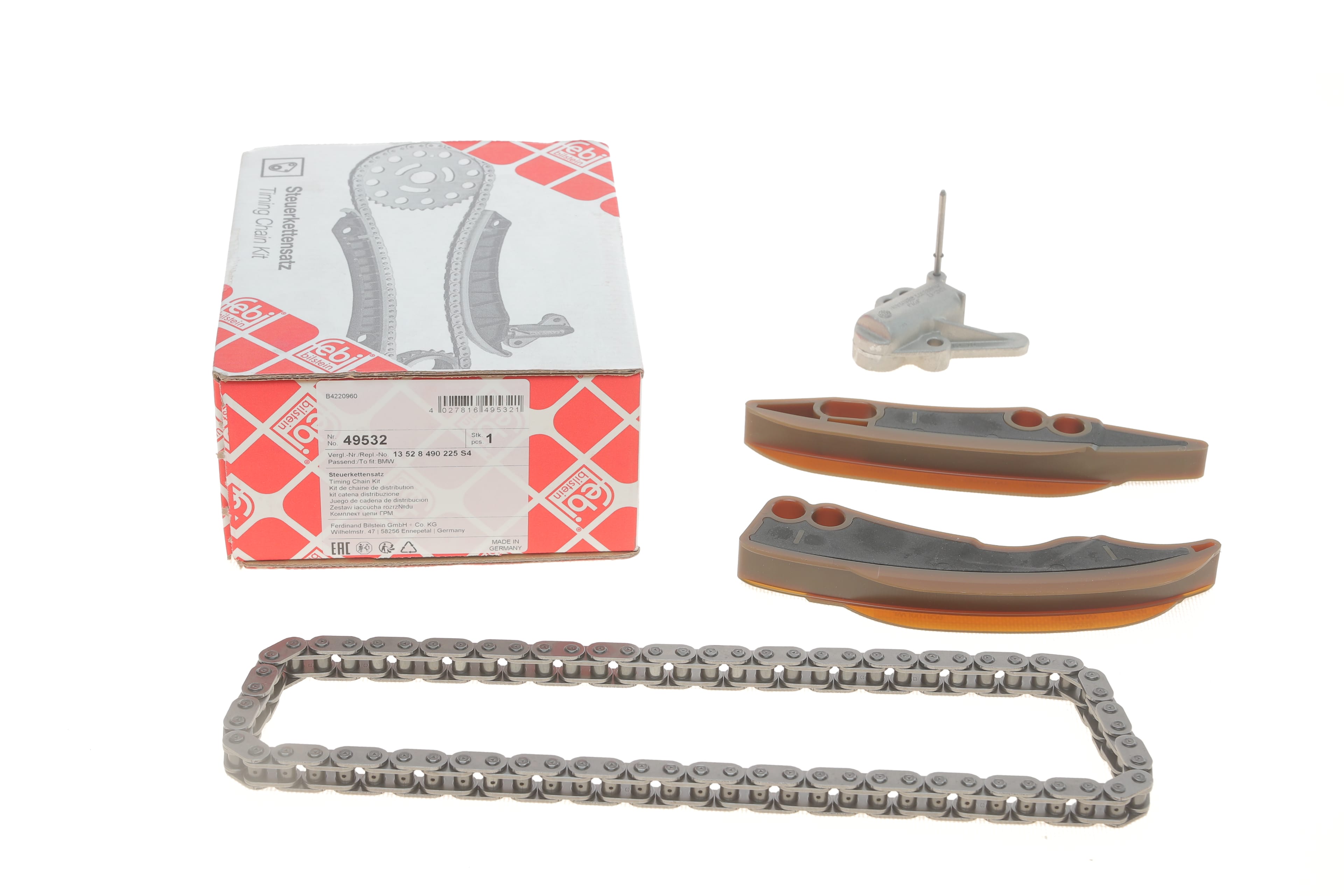 Product image of Комплект ланцюга ГРМ BMW 3 (E90/E91/E92/E93/F30/F80/F31) (N57 D30 C) 05- (72 ланок) (симплекс) (з покриттям TRITAN®)