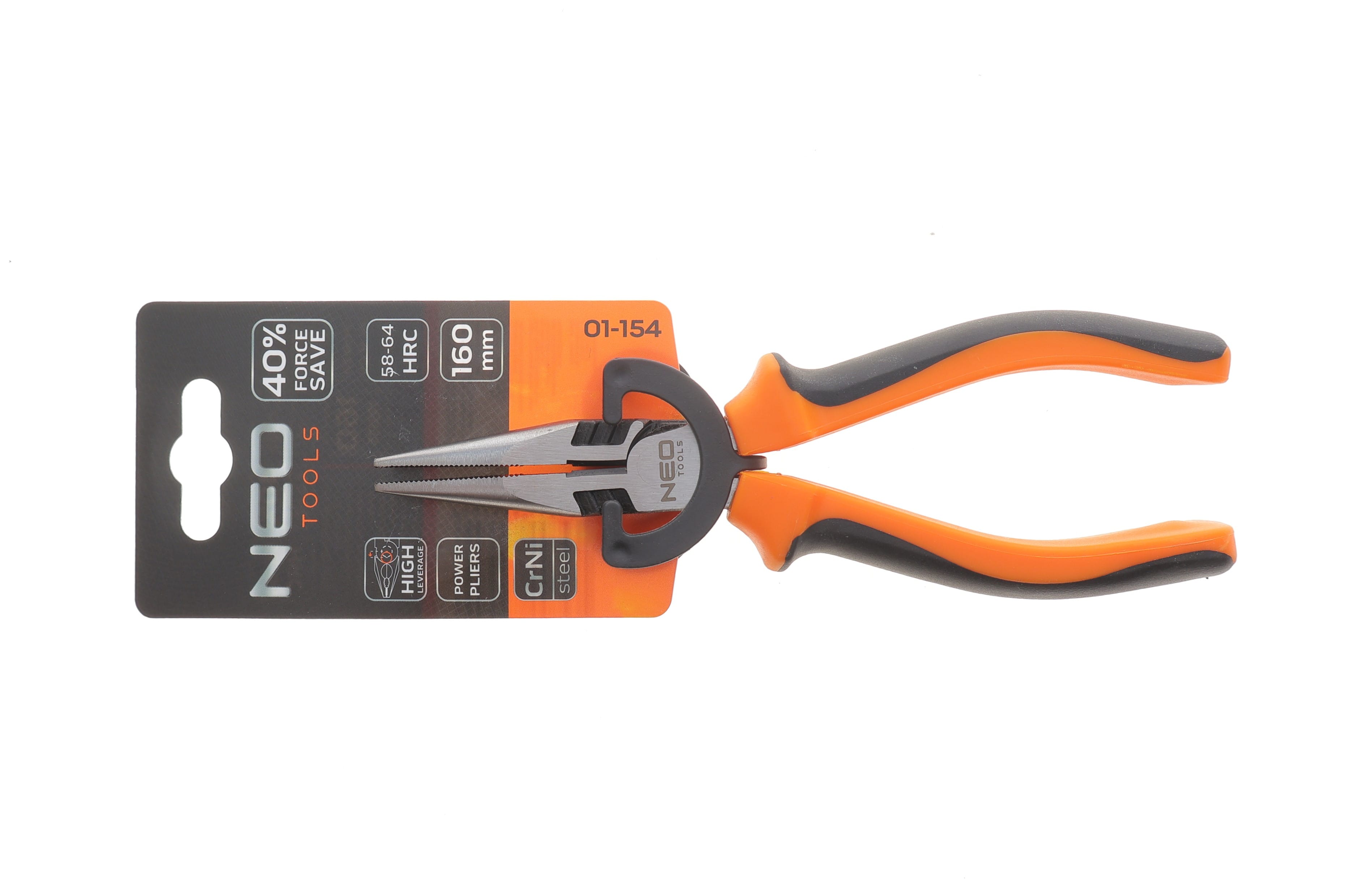 Product image of Плоскогубці з подовженими губками 6" 40% FS L-160 мм