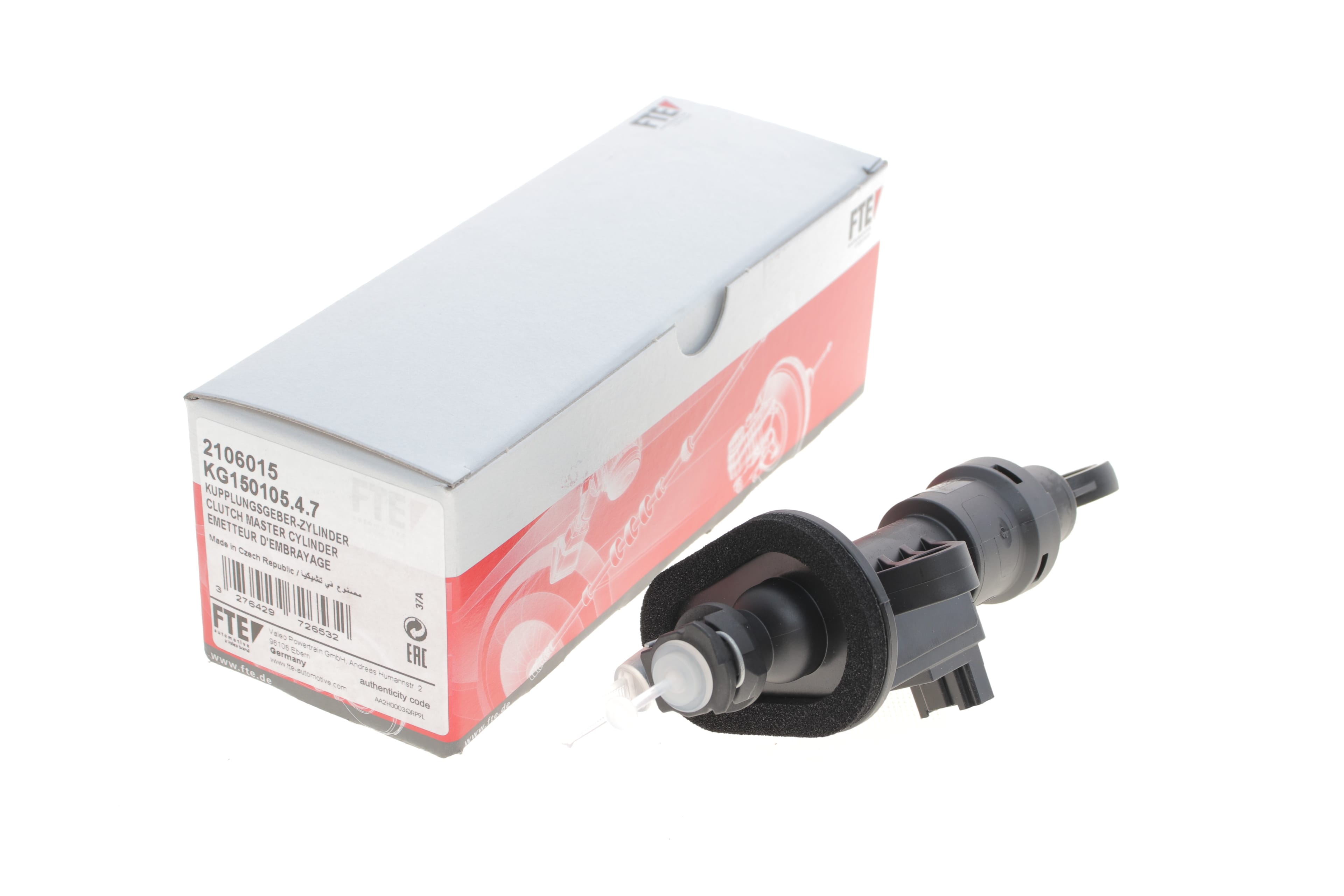 Product image of Циліндр зчеплення (головний) VW Golf/Passat/Audi A3 12- (d=15.87mm) = KG150105.4.7