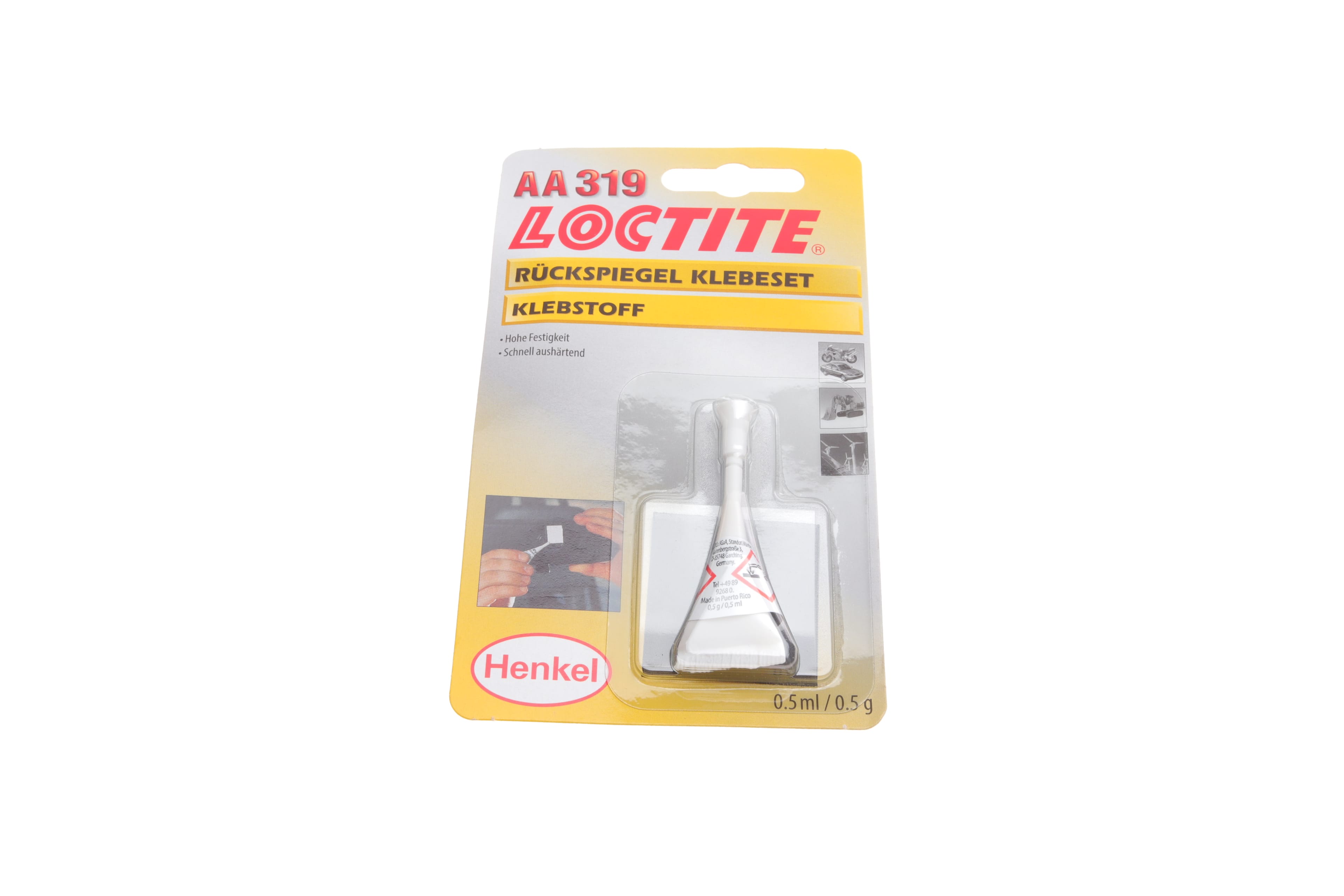 Product image of LOCTITE AA 319, 5ML+1 MESH Клей для дзеркал заднього виду