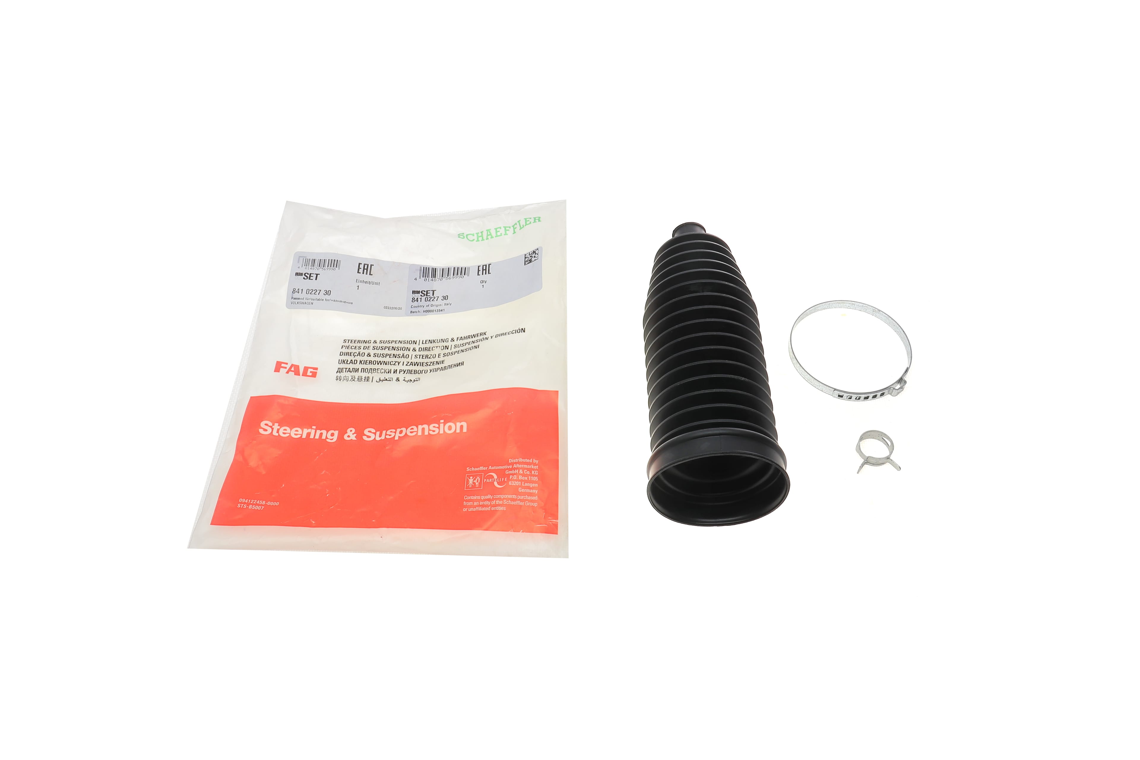 Product image of Пильник рейки рульової BMW 5 (E60/F10)/ Porsche Cayenne 2.0-4.8/2.0-4.0d 04- (+2 хомути)