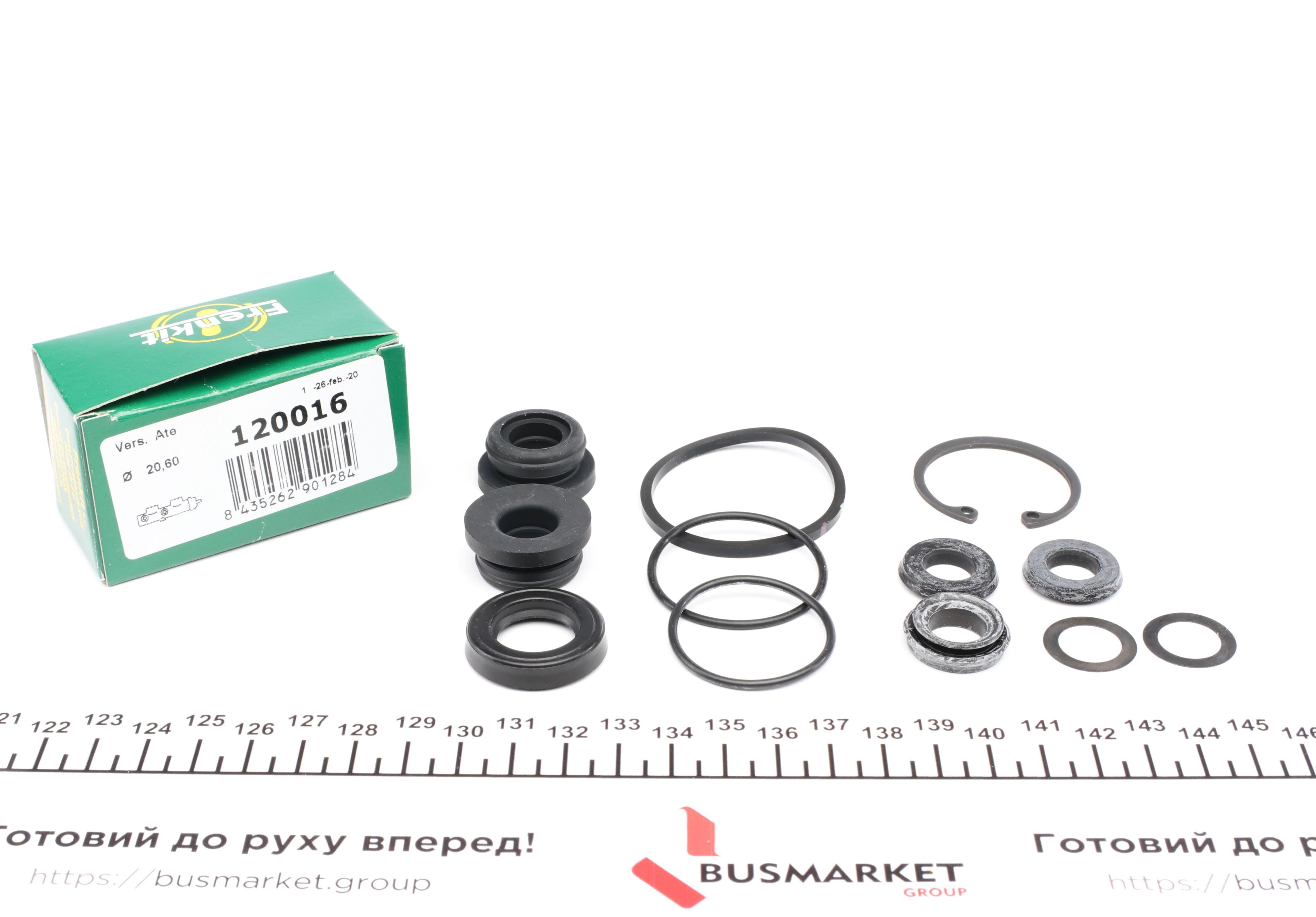Product image of Ремкомплект циліндра гальмівного (головного) Renault Clio I,II,III (d=20,6mm) ATE