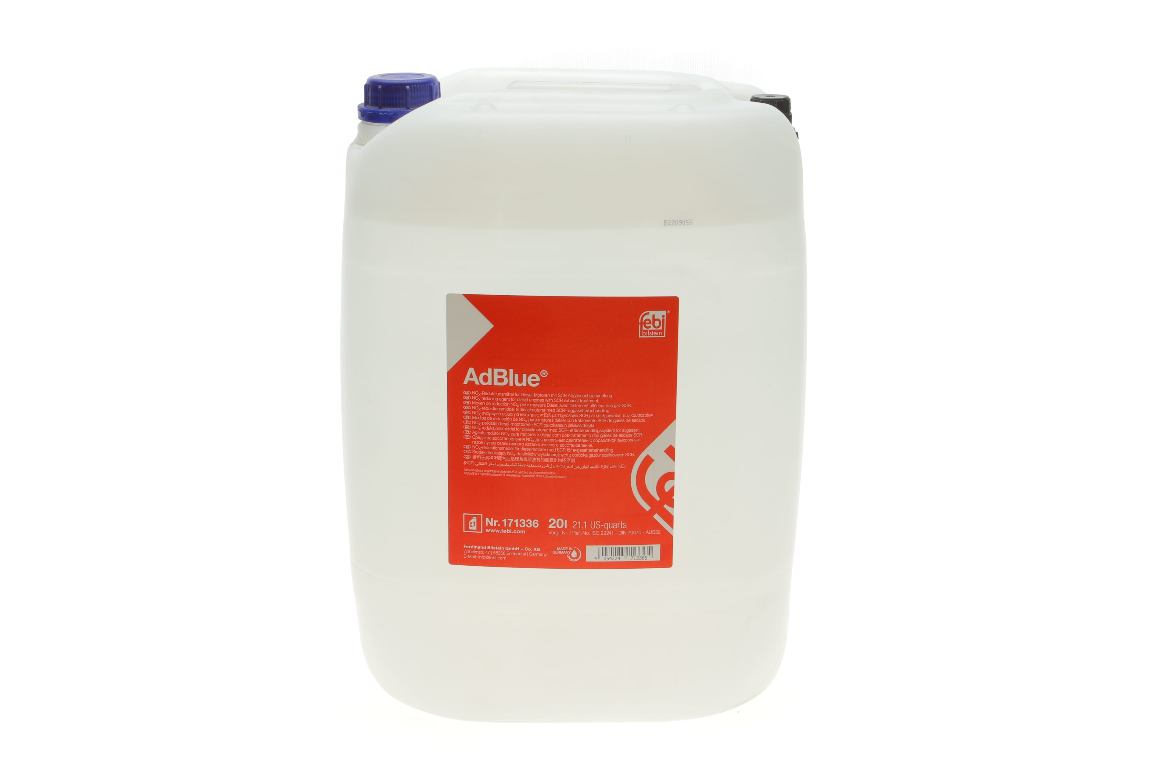 Product image of Рідина для нейтралізації відпрацьованих газів AdBlue (сечовина) (20L)