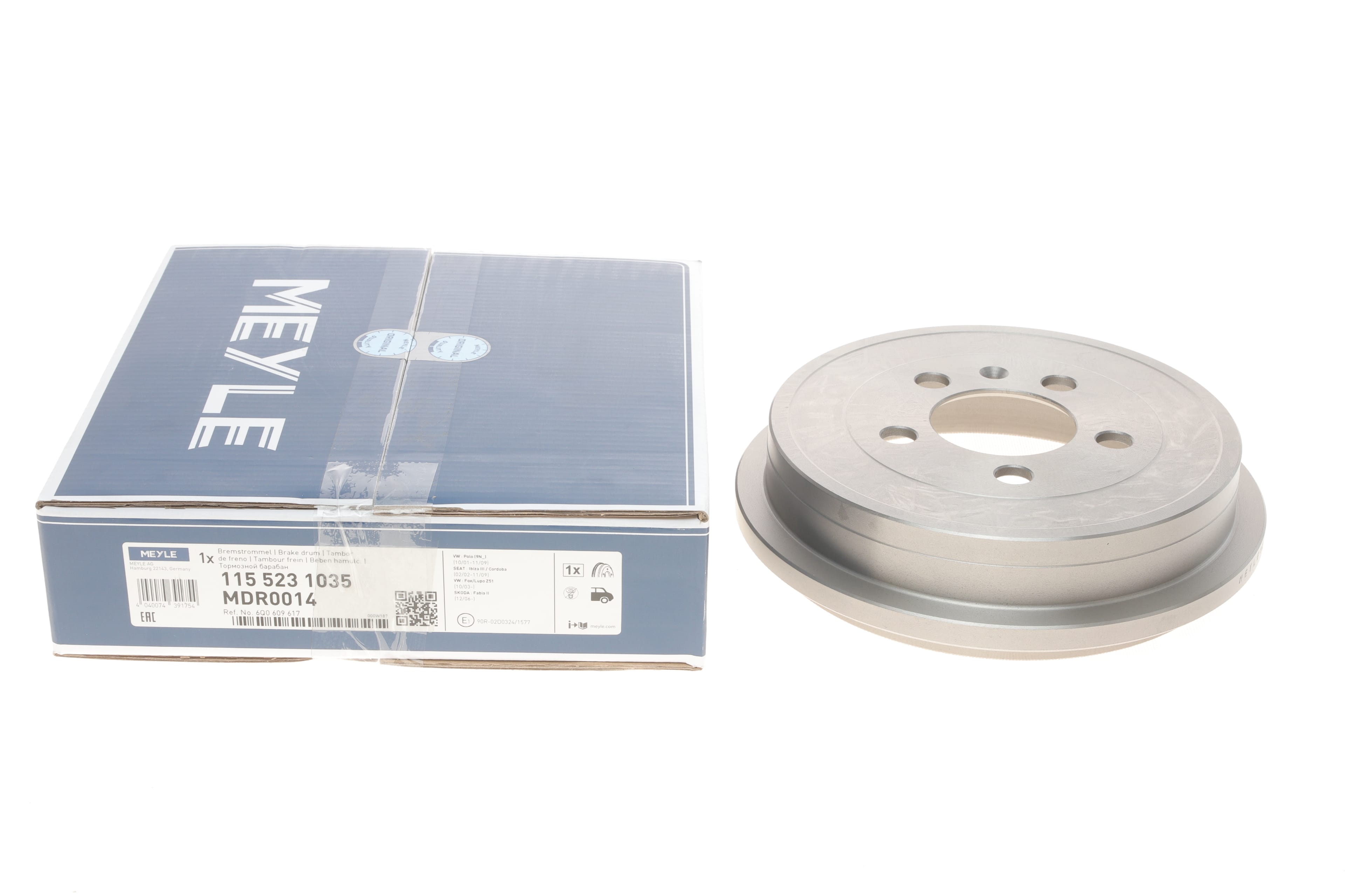 Product image of Барабан гальмівний (задній) Skoda Fabia/VW Polo 99-