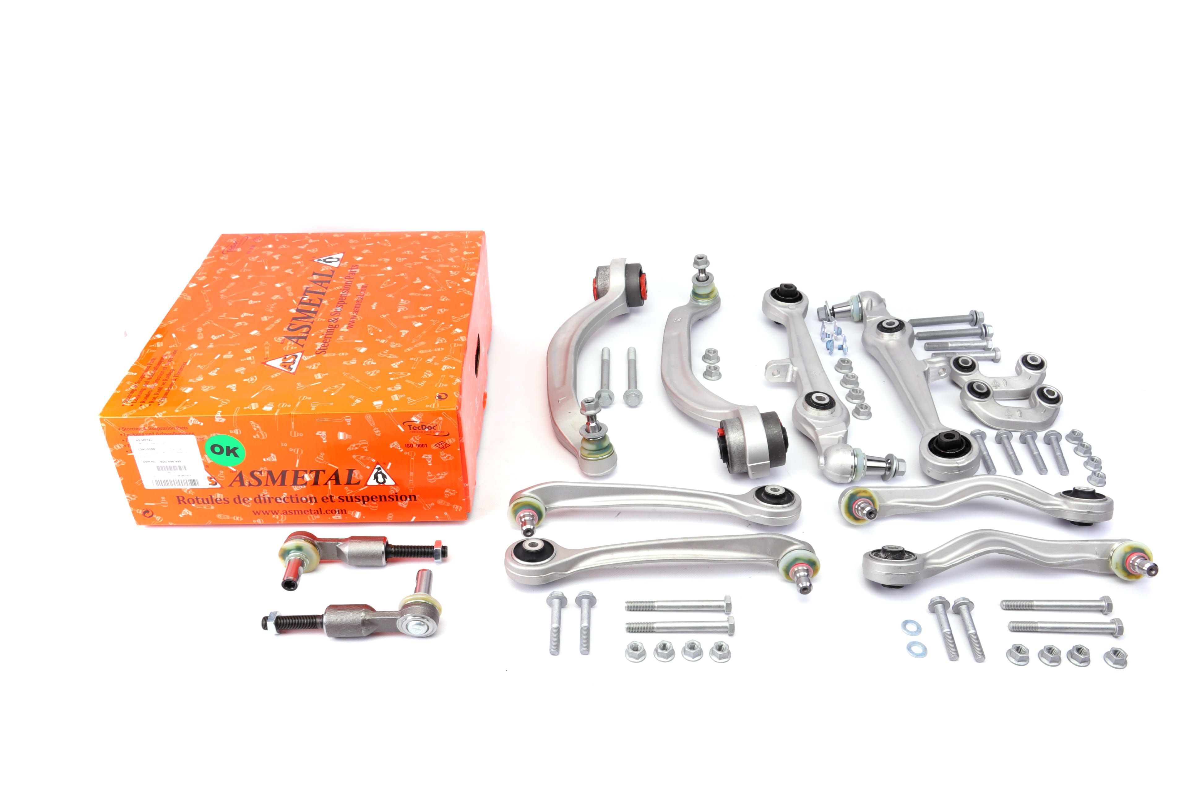 Product image of Комплект важелів підвіски (передньої) Audi A4/A6/VW Passat B5 96-05 (з болтами)