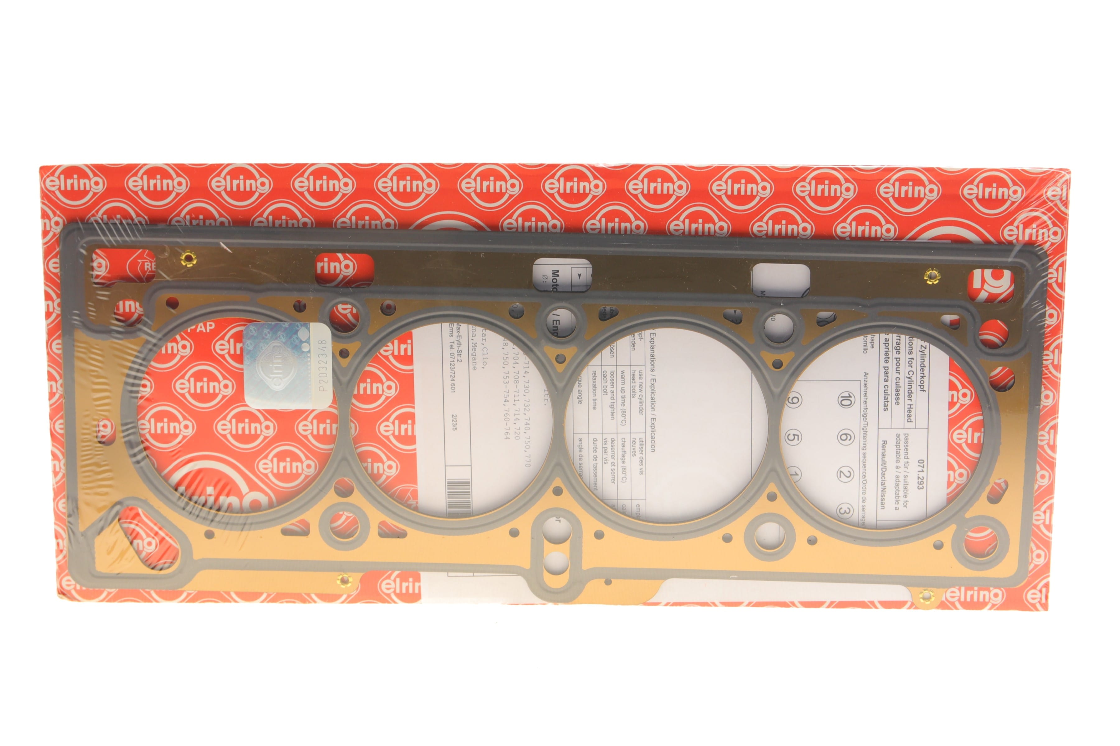 Product image of Прокладка ГБЦ Renault Kangoo 1.6 16V 01-