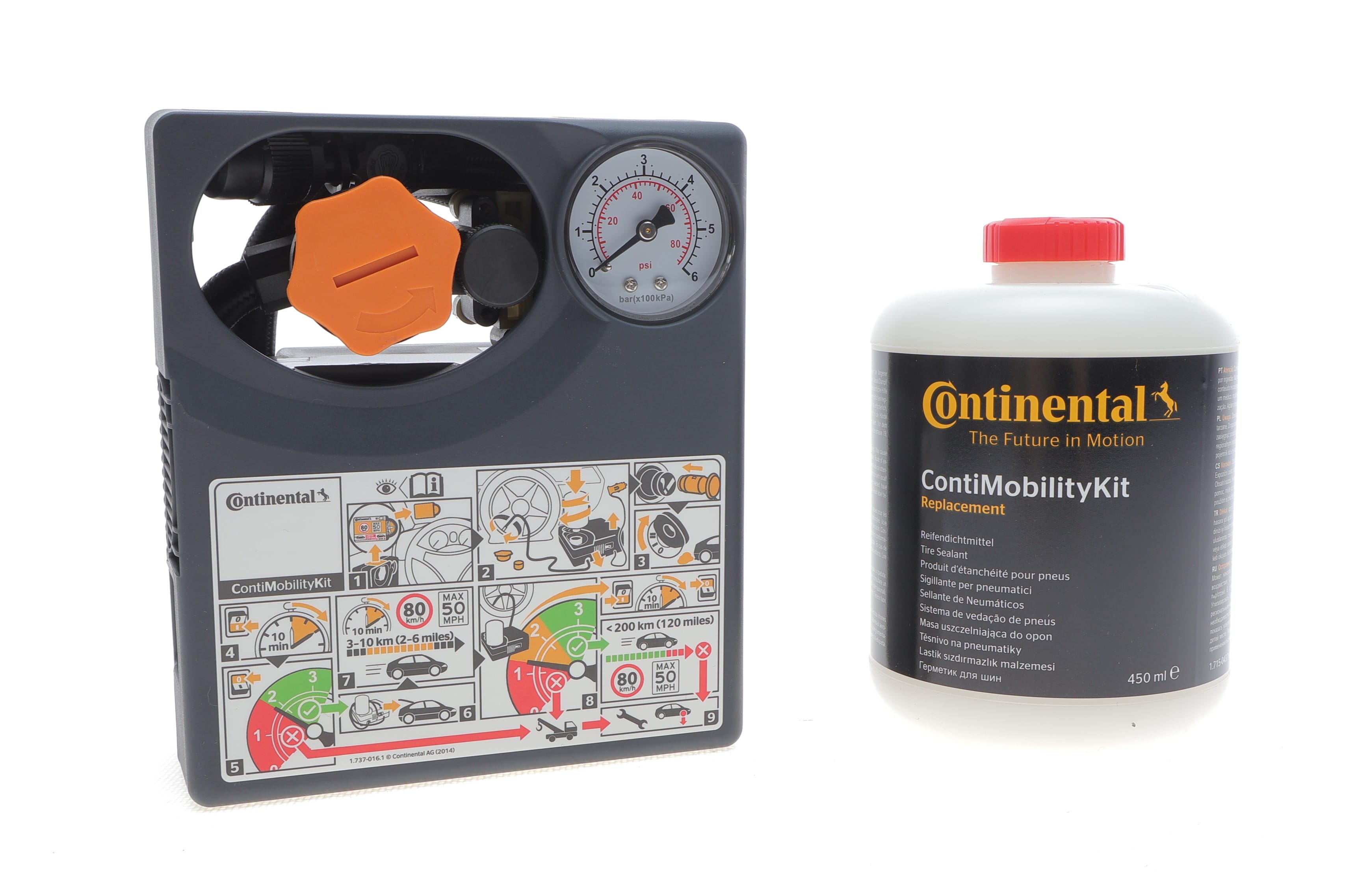 Product image of Ремкомплект для шин (насос + герметик 450ml) (знято з постачання)