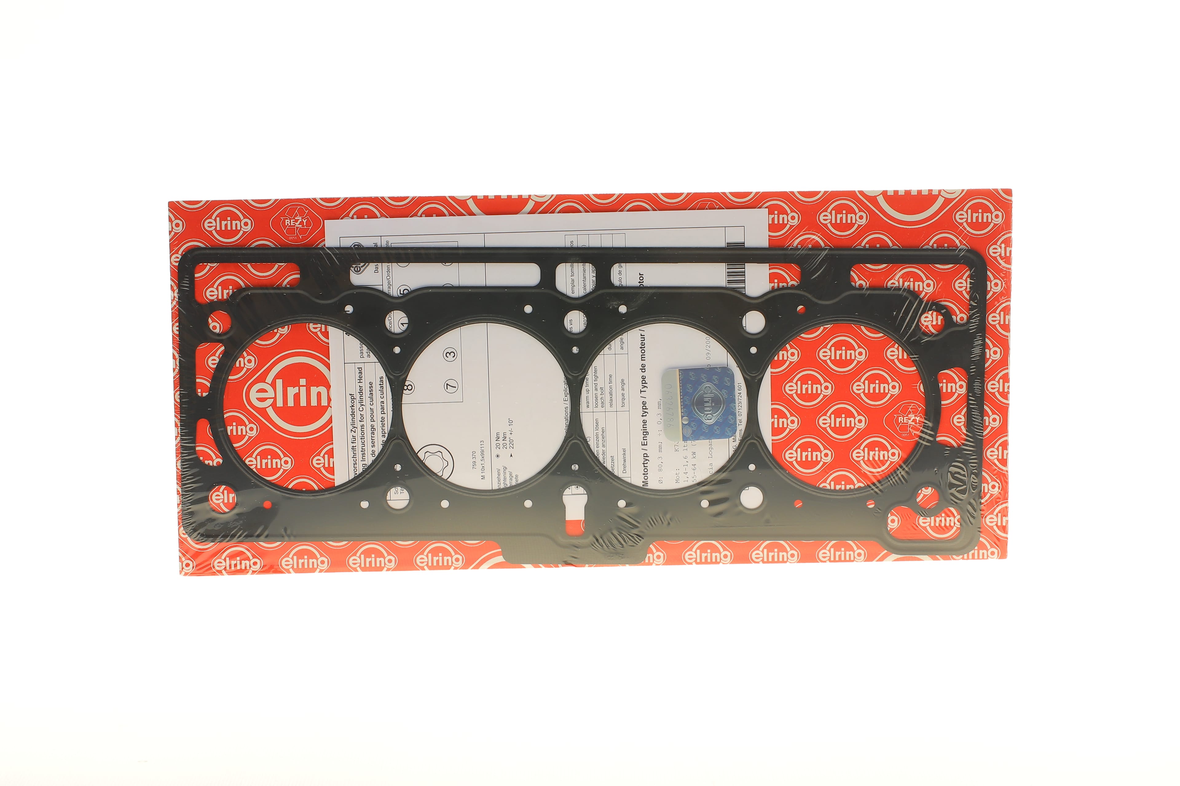 Product image of Прокладка ГБЦ Dacia/Renault 1.4/1.6 04- (0.3mm)