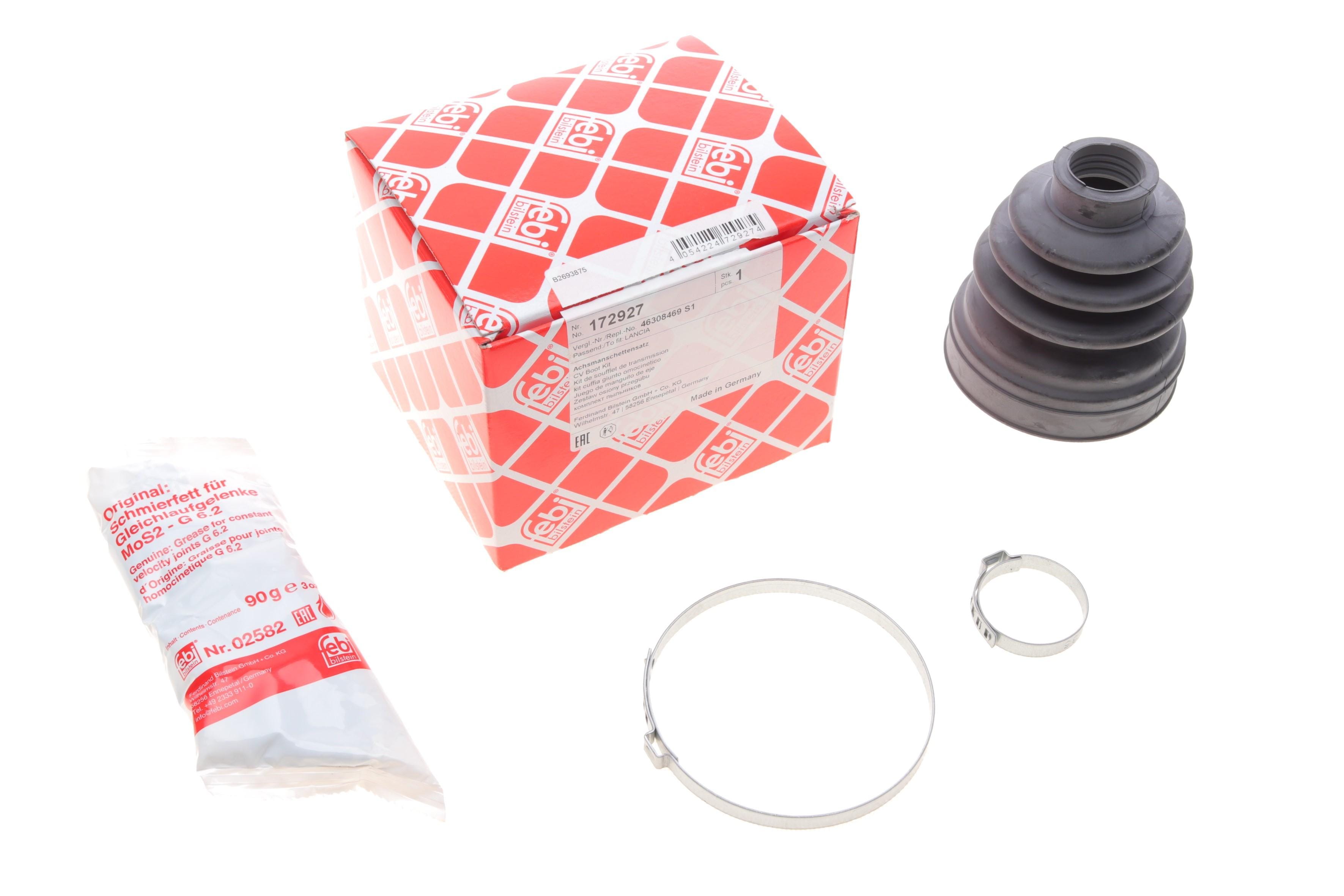 Product image of Пильник ШРКШ (внутрішній) Lancia Delta 08-14 (25x76x93) (К-кт хомути+змазка)