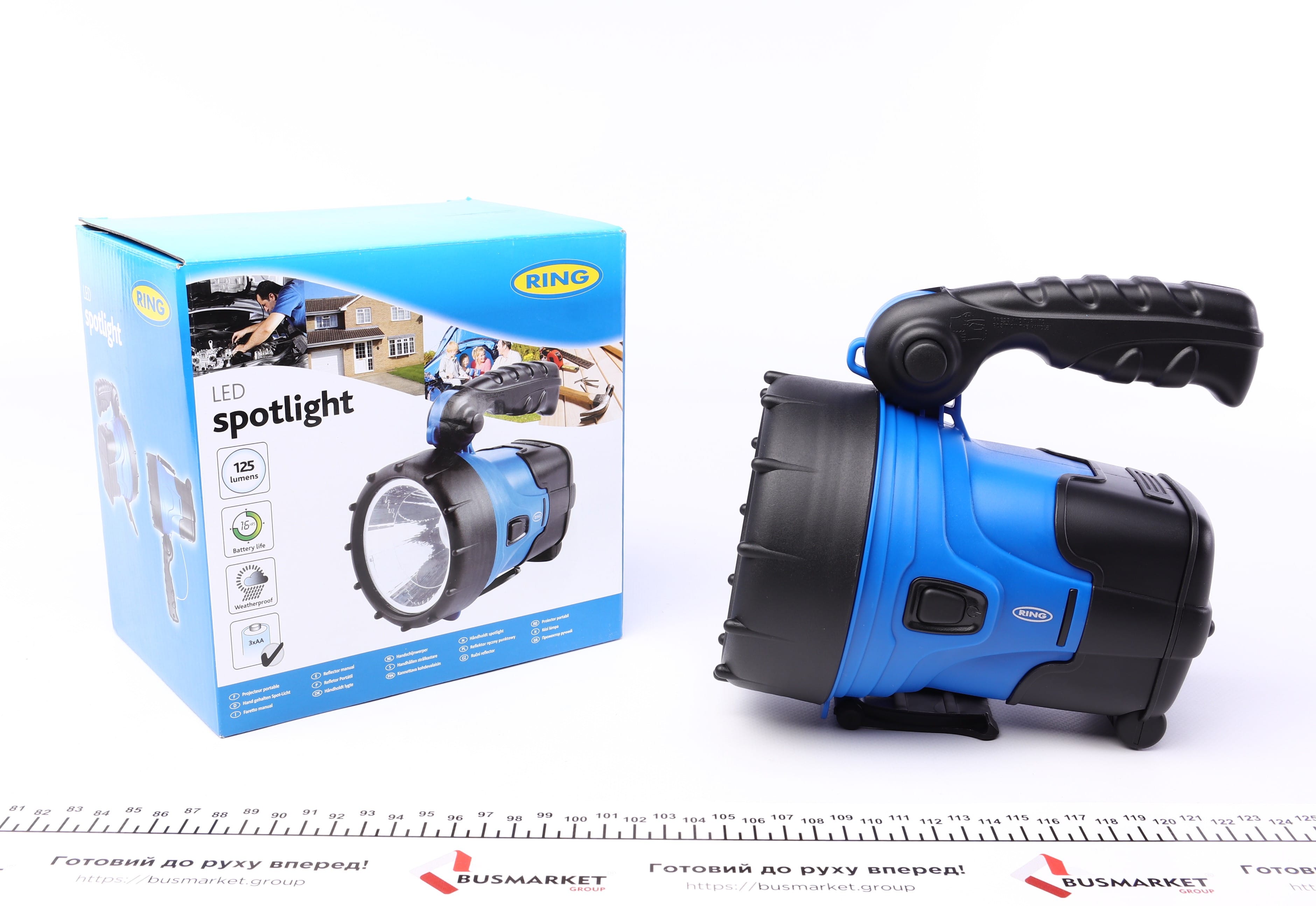 Product image of Ліхтарик ручний (125Lm/наклон ручки 90°/3 батарейки LR6/до 16 год роботи)