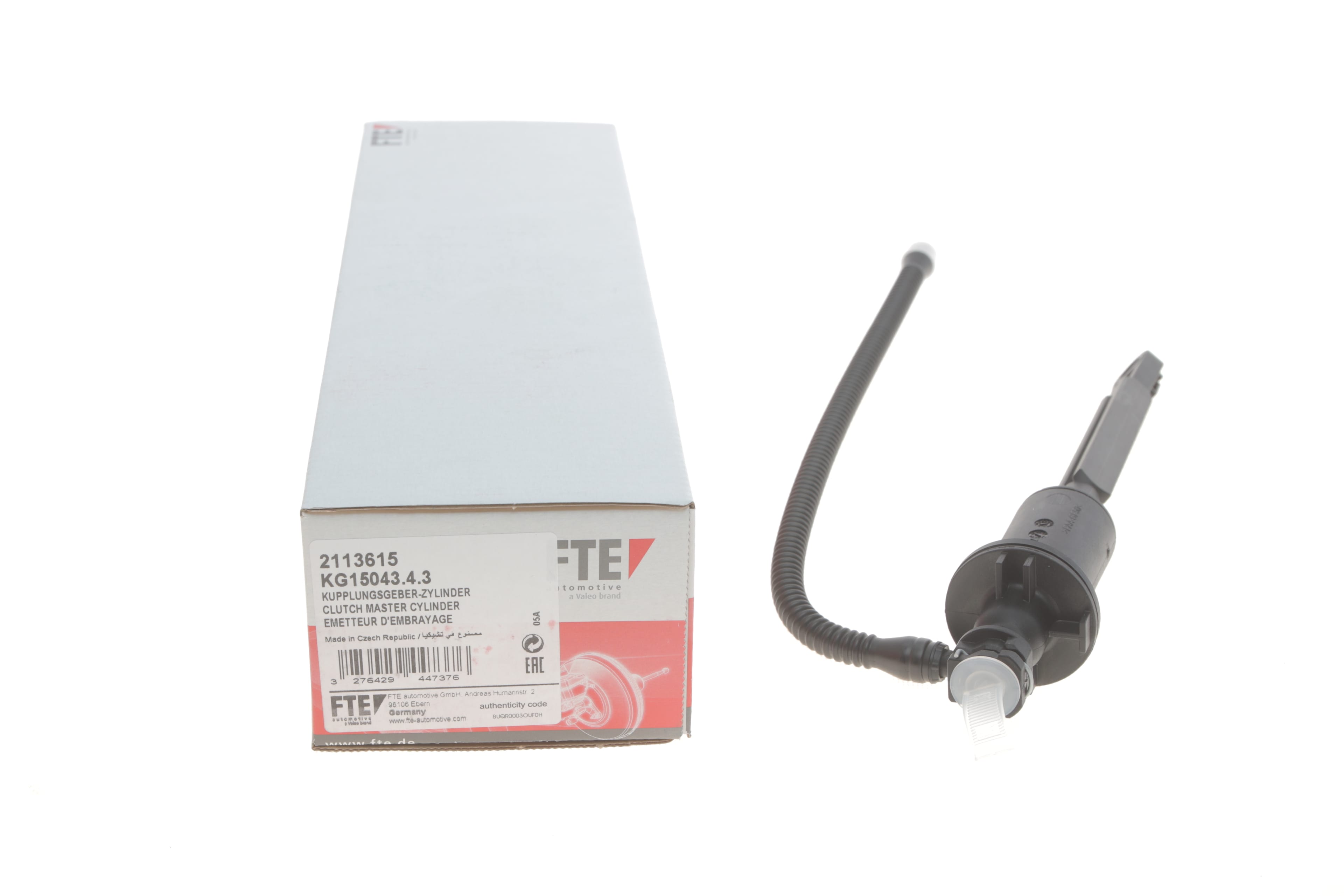 Product image of Циліндр зчеплення (головний) Renault Trafic/Opel Vivaro 01- = KG15043.4.3