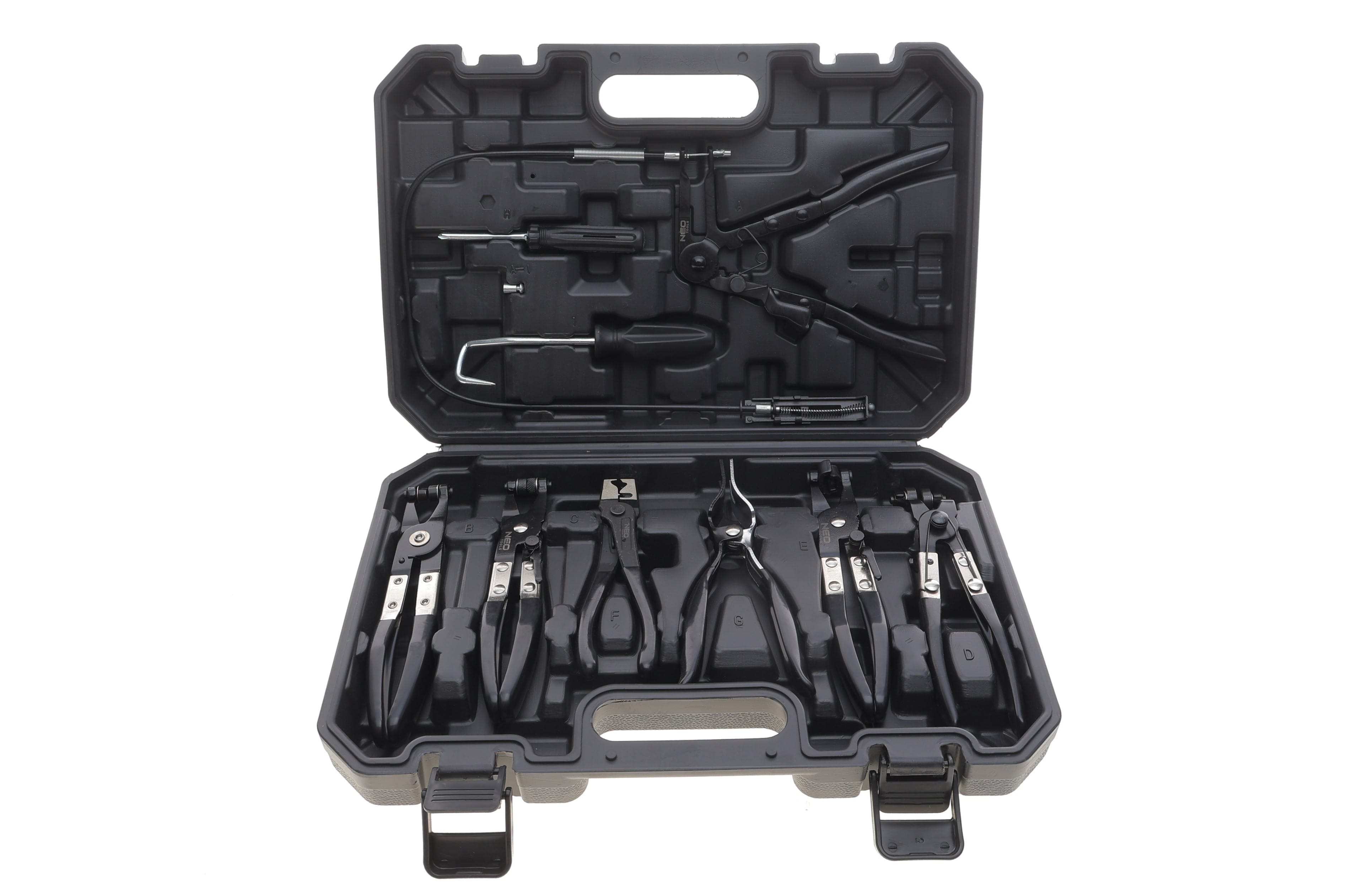 Product image of Набір плоскогубців для хомутів 9 од.