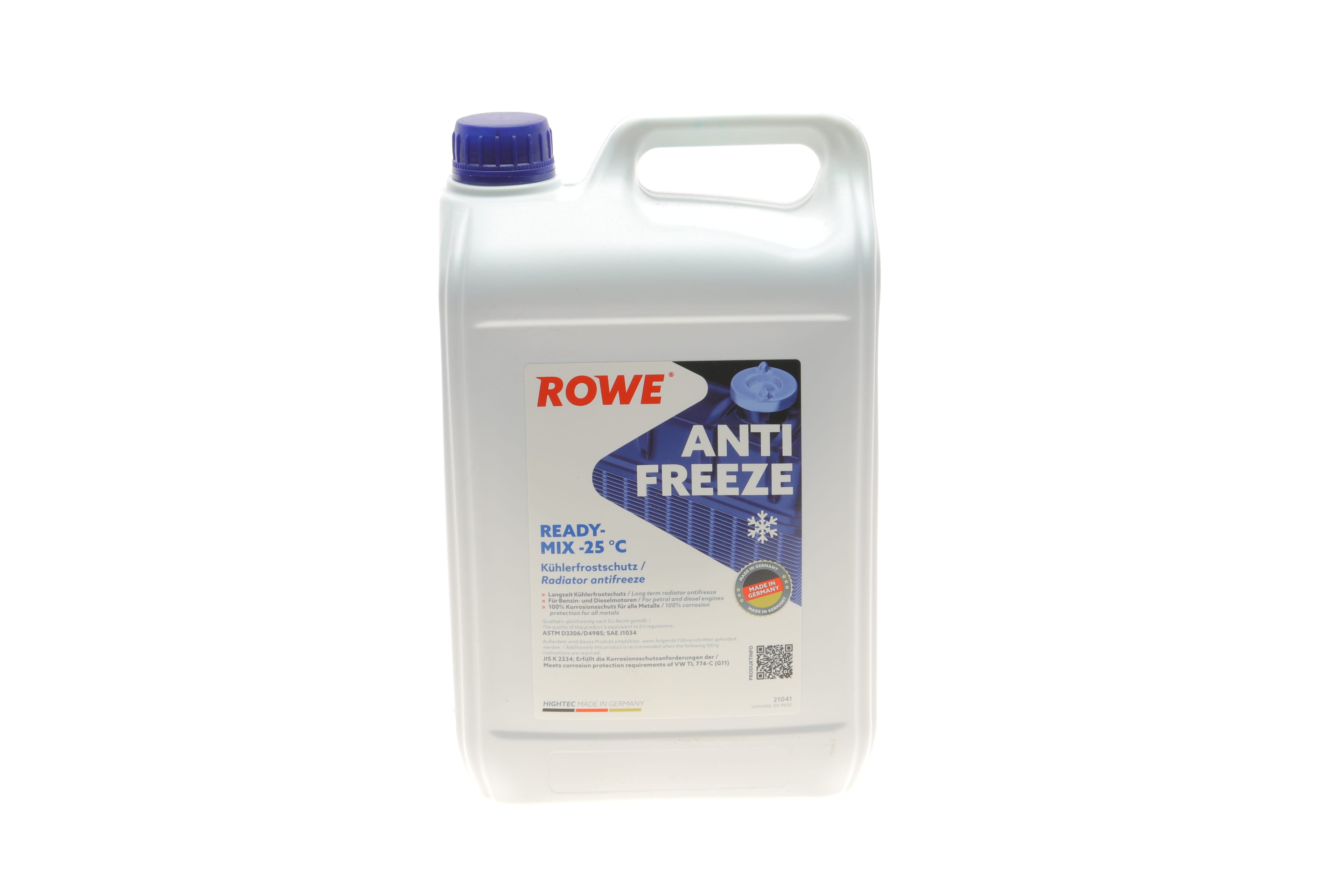 Product image of Антифриз (синій) G11 (5L) READY-MIX -25°C HIGHTEC ANTIFREEZE  (заміна на 21074-0050-99)