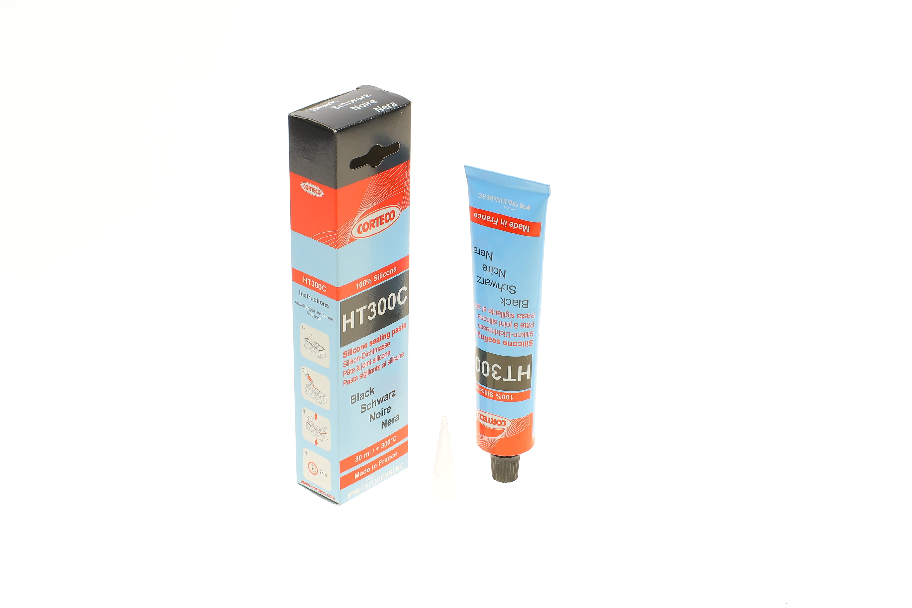 Product image of Герметик моторний (-65C +300C) 80мл (чорний)