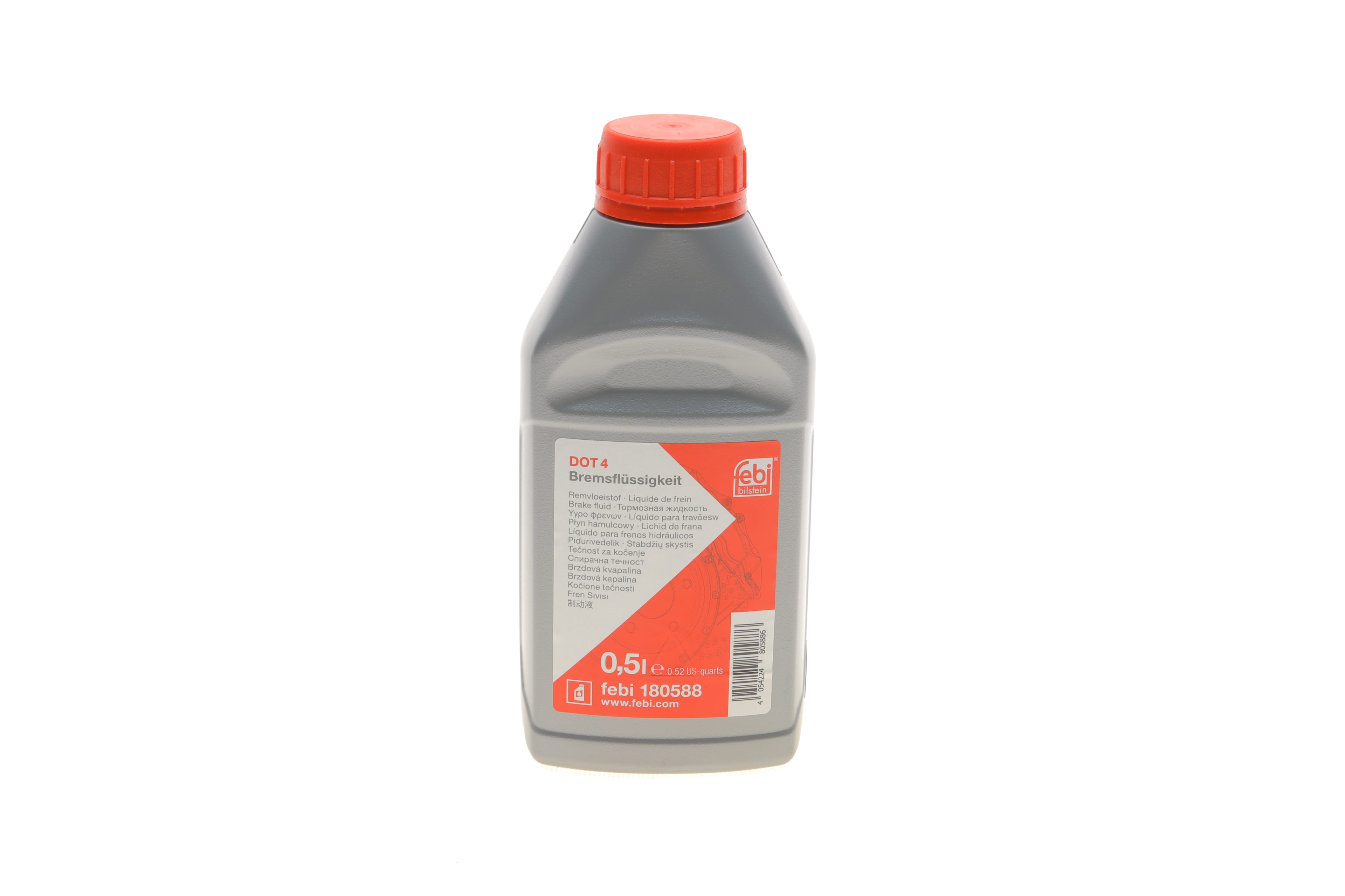 Product image of Рідина гальмівна DOT4 (0.5L)