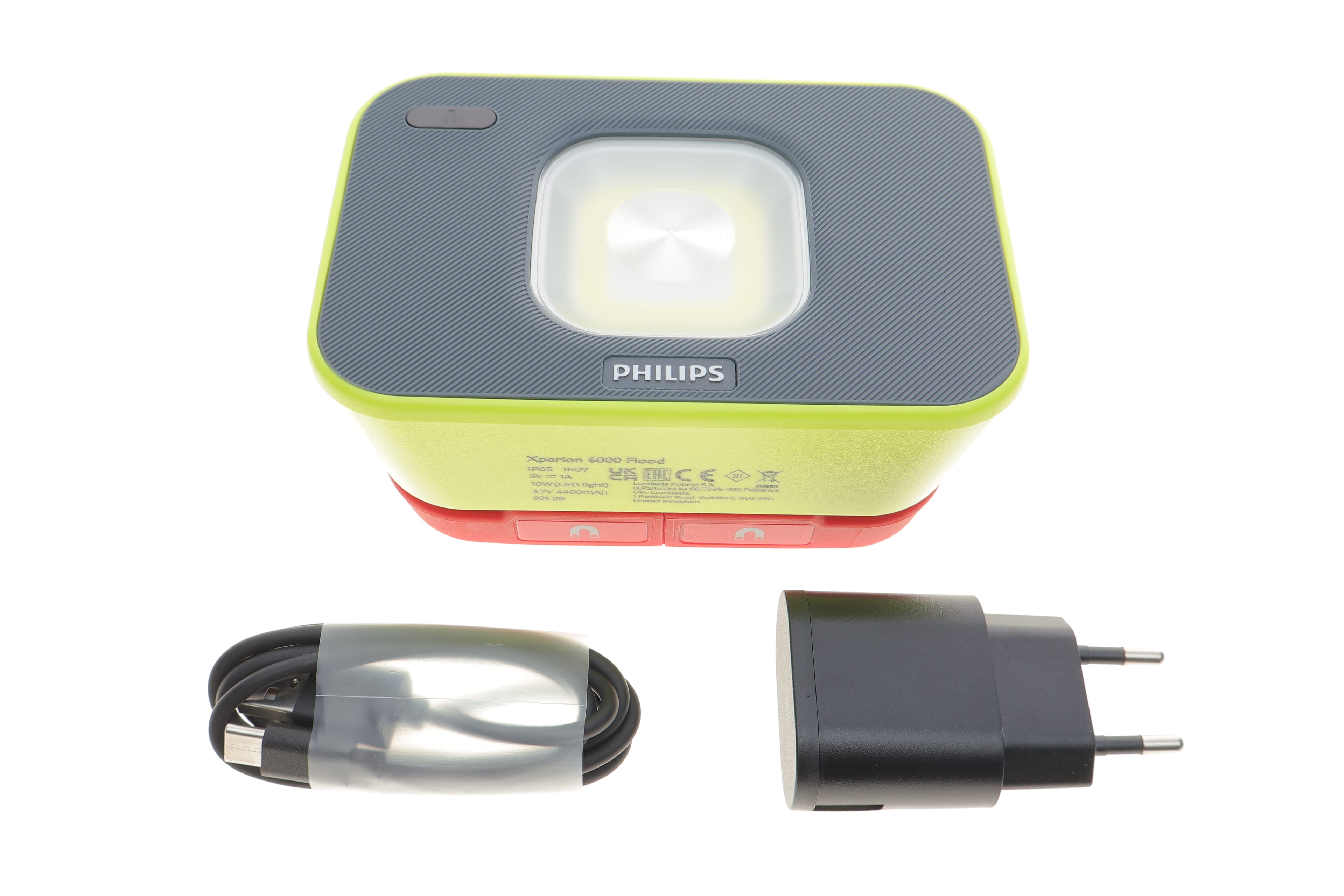 Product image of Ліхтарик-прожектор Xperion 6000 Flood (6000K/режими 1000lm/100lm/250lm/гачок 180°/магніт/датчик руху/Power Bank)