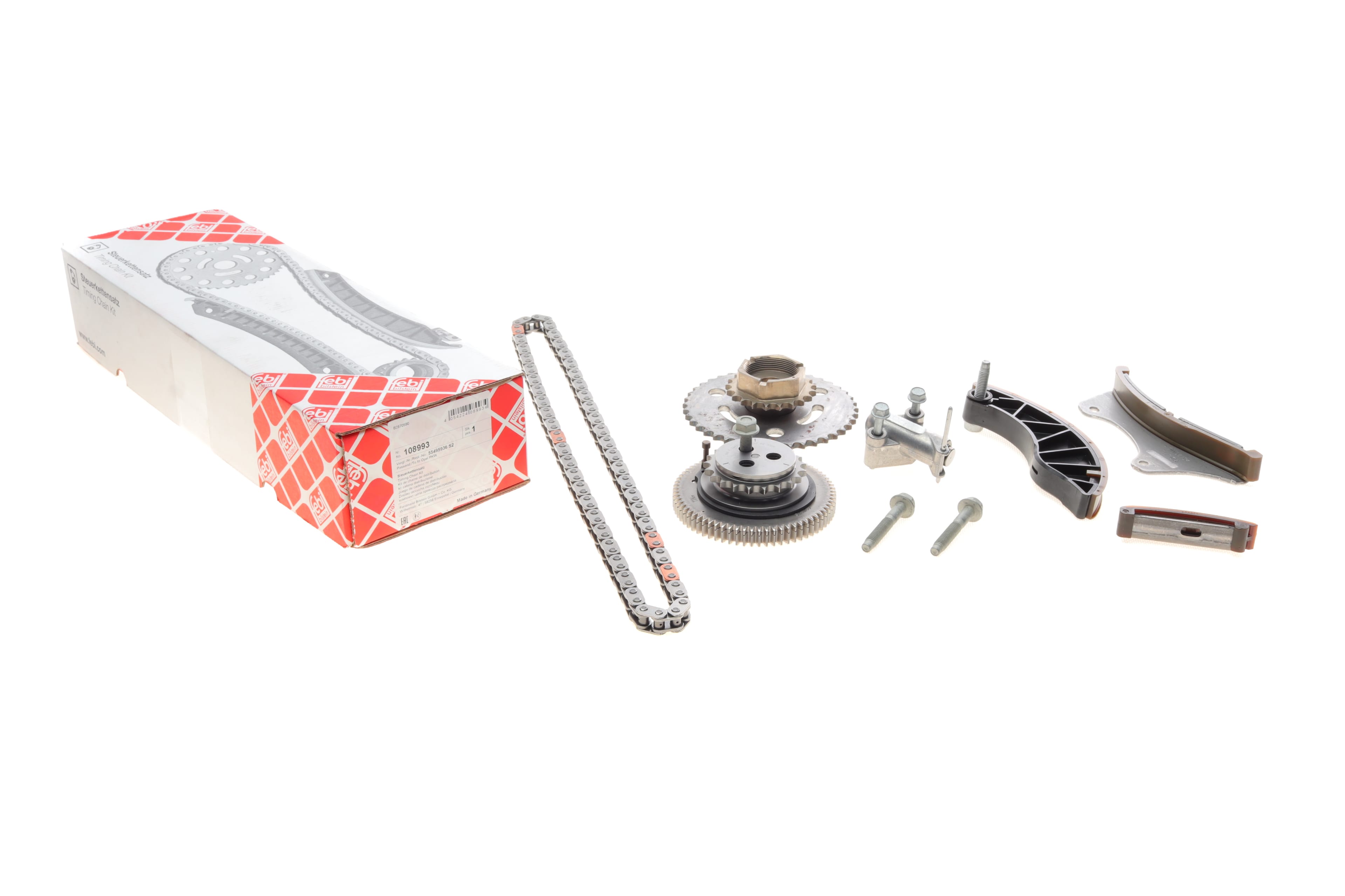 Product image of Комплект ланцюга ГРМ Opel Astra J/K/Insignia A/B/Zafira 1.6CDTi 14- (z=96) (симплекс)