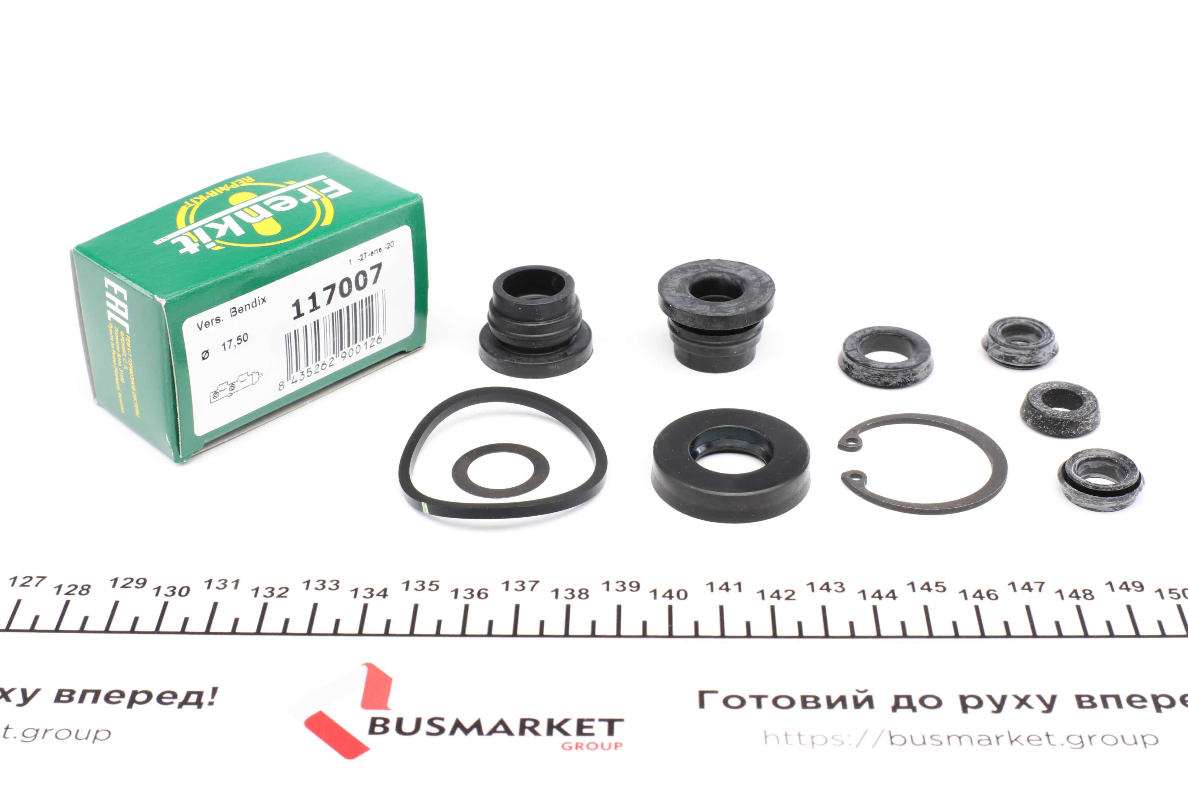Product image of Ремкомплект циліндра гальмівного (головного) MB W201/W202 (d=17,5/22,2mm) Bendix