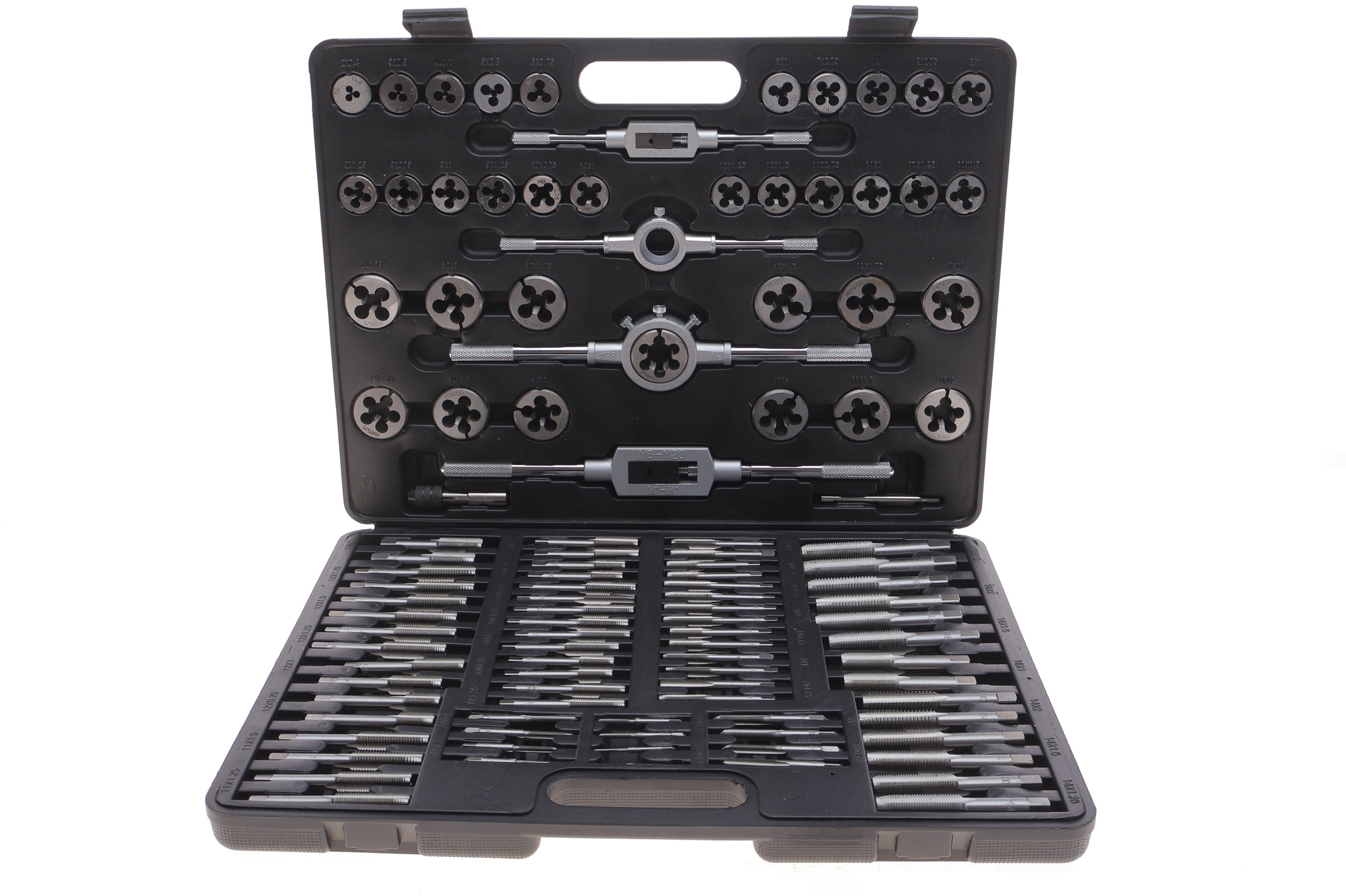 Product image of Набір інструментів для нарізки різьби (мітчики і плашки) 110 од.