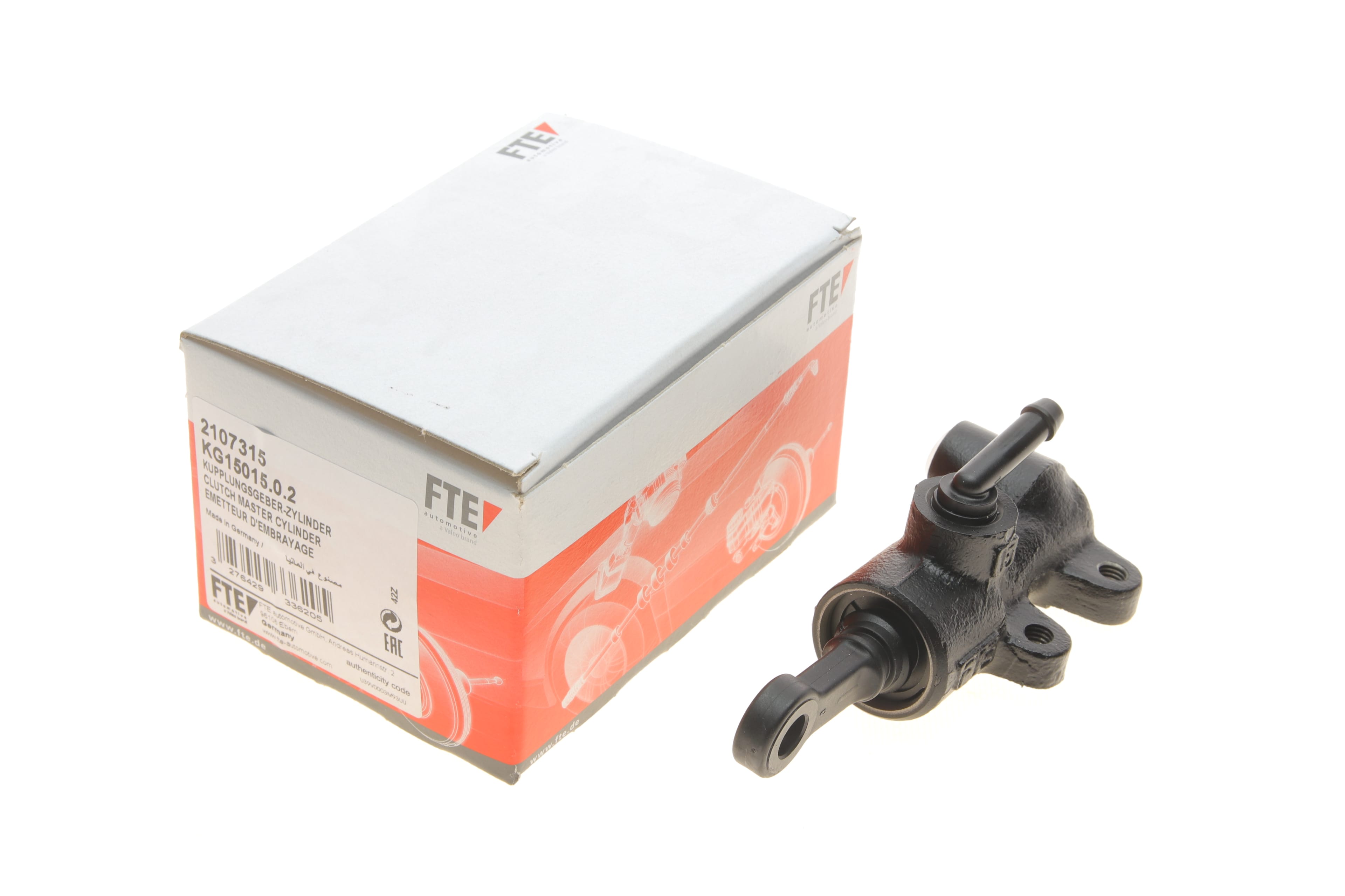 Product image of Циліндр зчеплення (головний) VW T4 -03 (d=15,9 мм) = KG15015.0.2