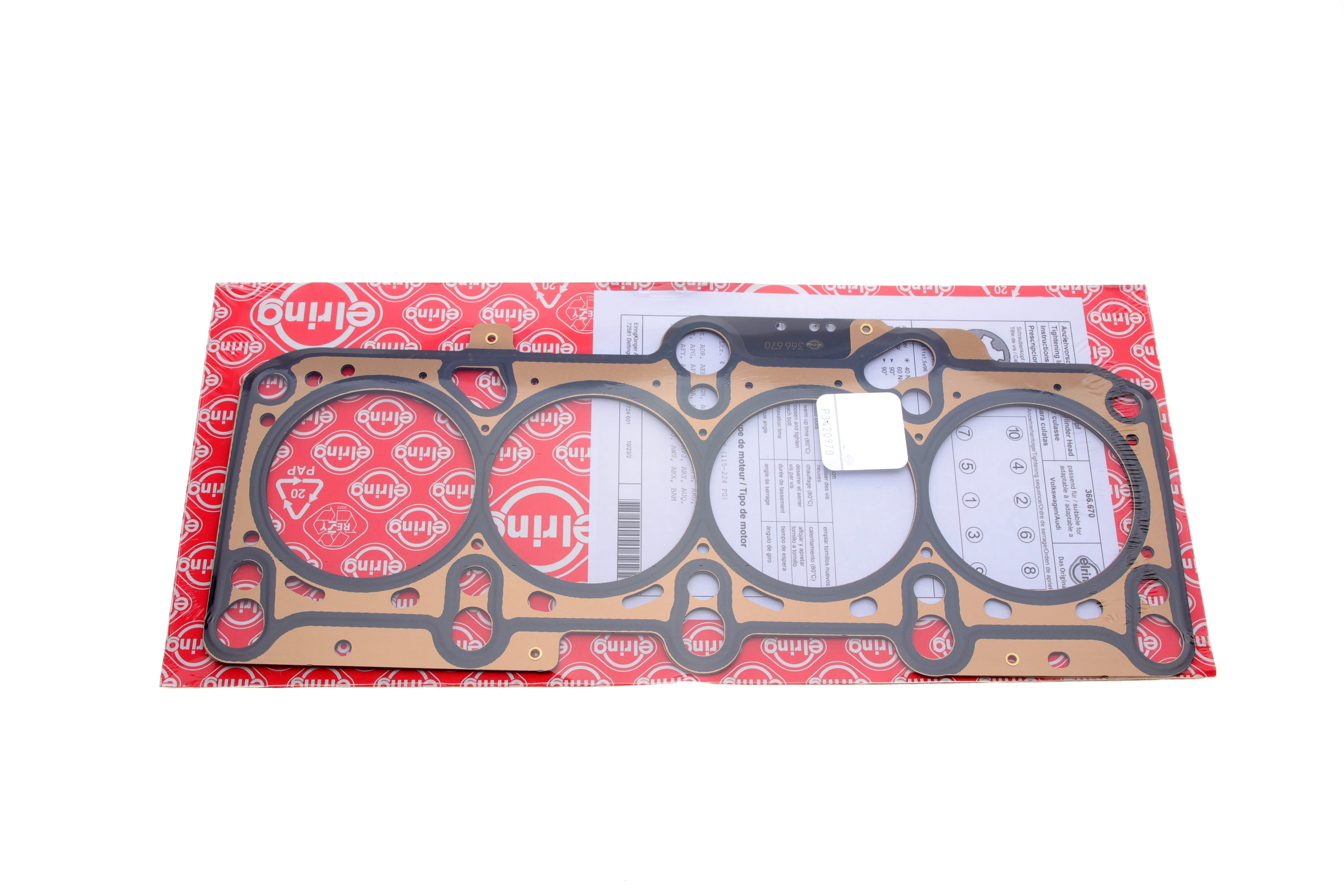 Product image of Прокладка ГБЦ Audi A3/A4/TT/Seat Leon/Skoda Octavia/VW Golf 1.8T 97-05 (1.22mm)