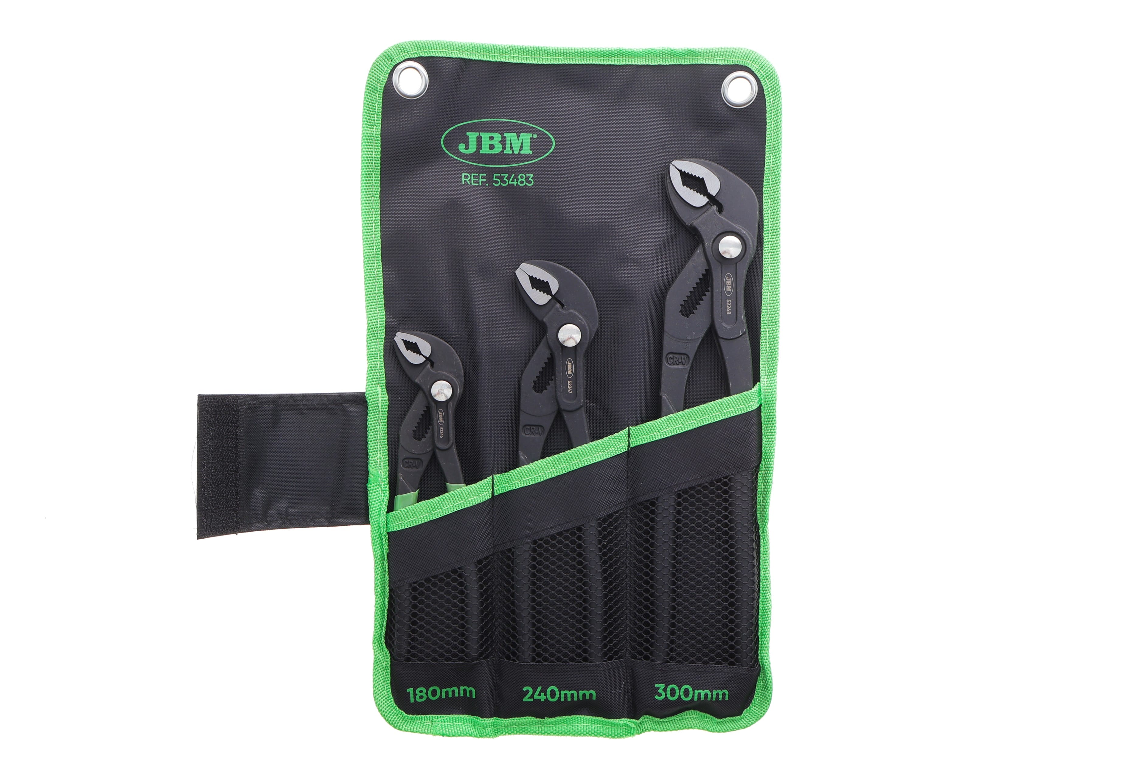 Product image of Набір плоскогубців переставних 3 од. 180-240-300 мм