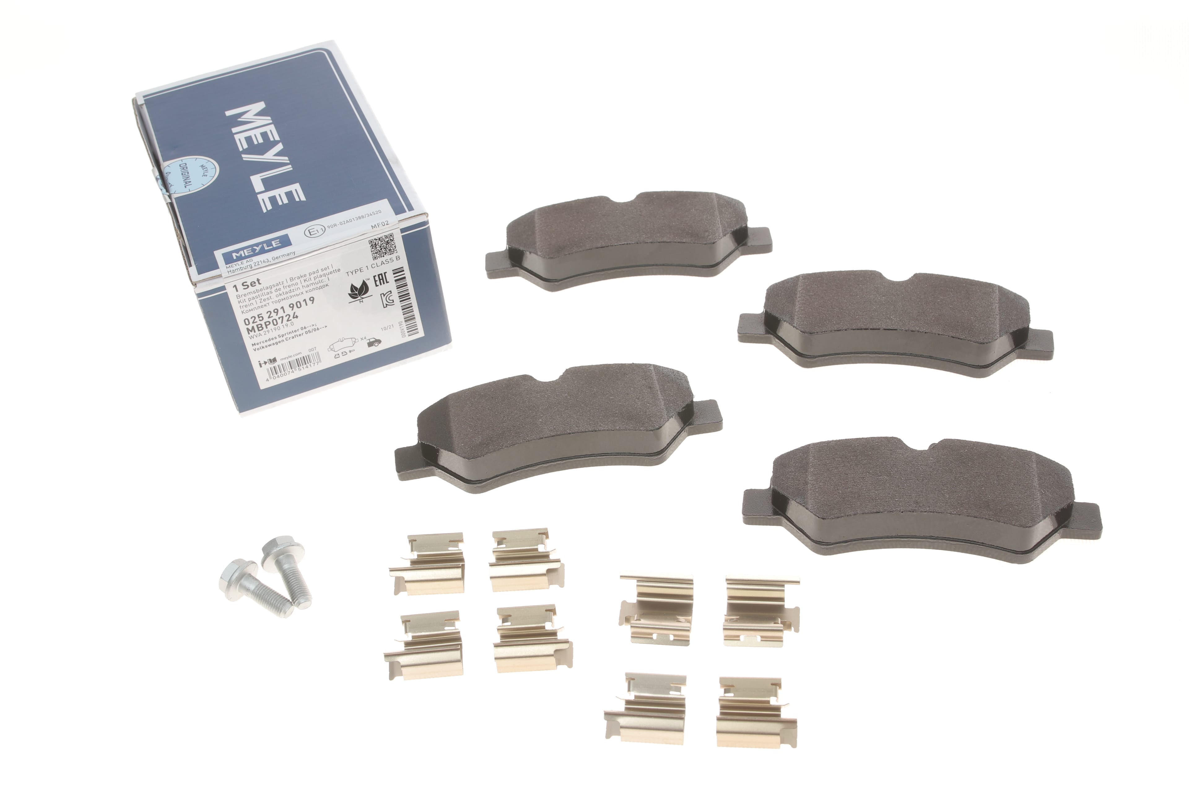 Product image of Колодки гальмівні (задні) MB Sprinter 209-319 CDI/VW Crafter 30-35 06-