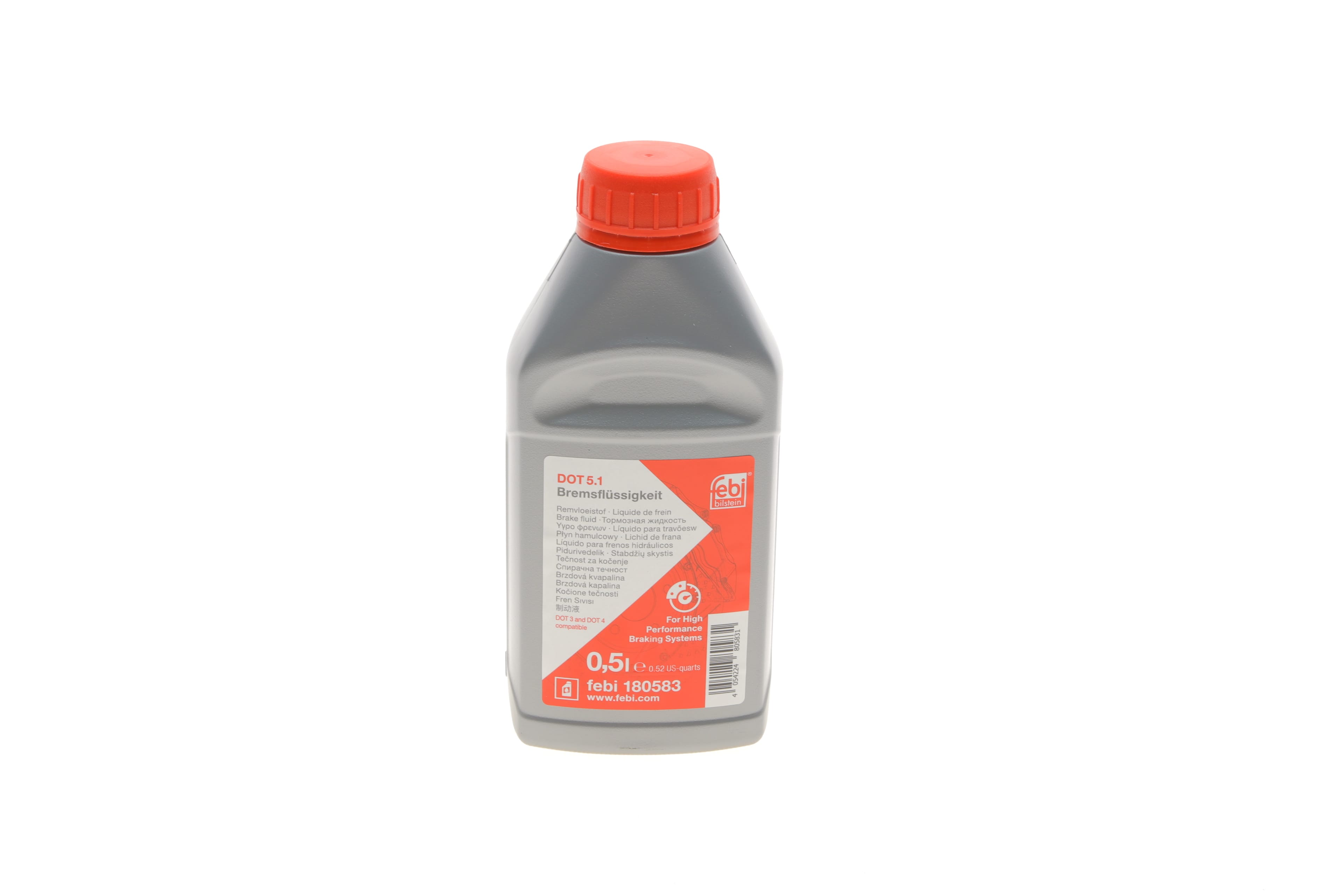 Product image of Рідина гальмівна DOT 5.1 (0.5L)