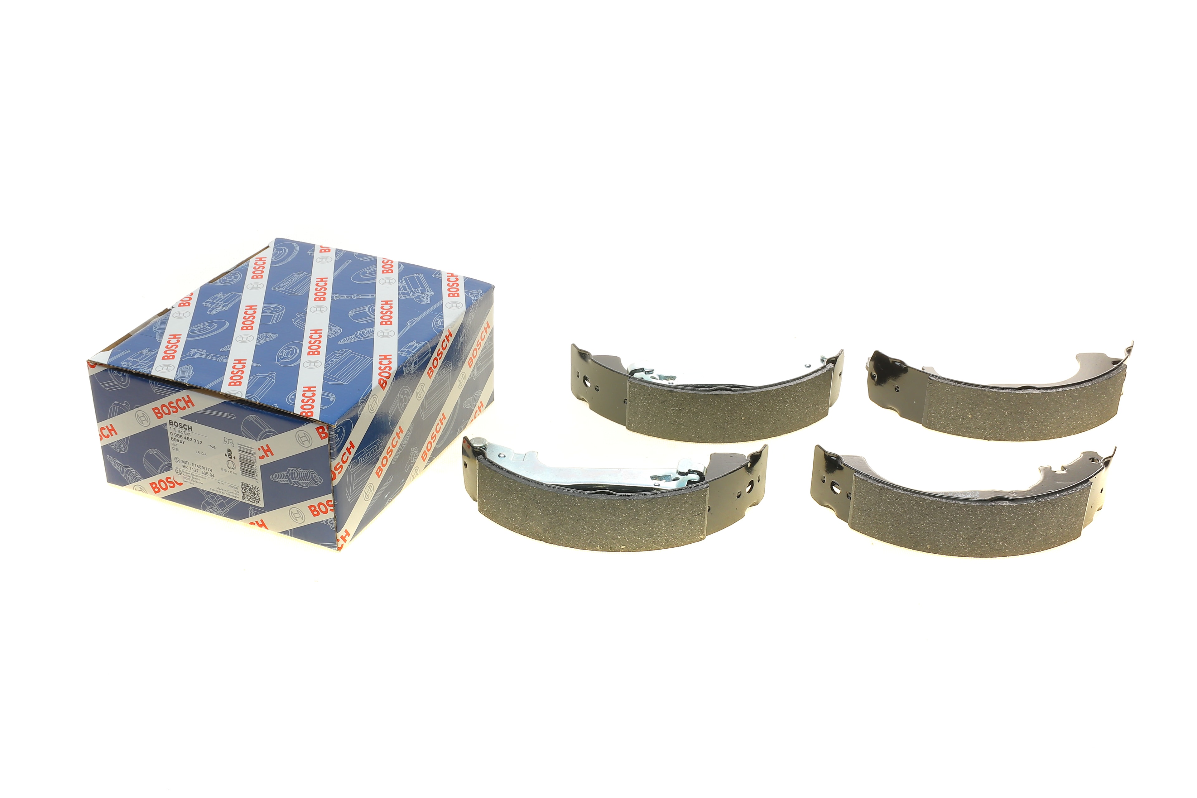 Колодки гальмівні (задні) Fiat Doblo/Opel Combo 10- (барабанні) (228,6x42) - 1