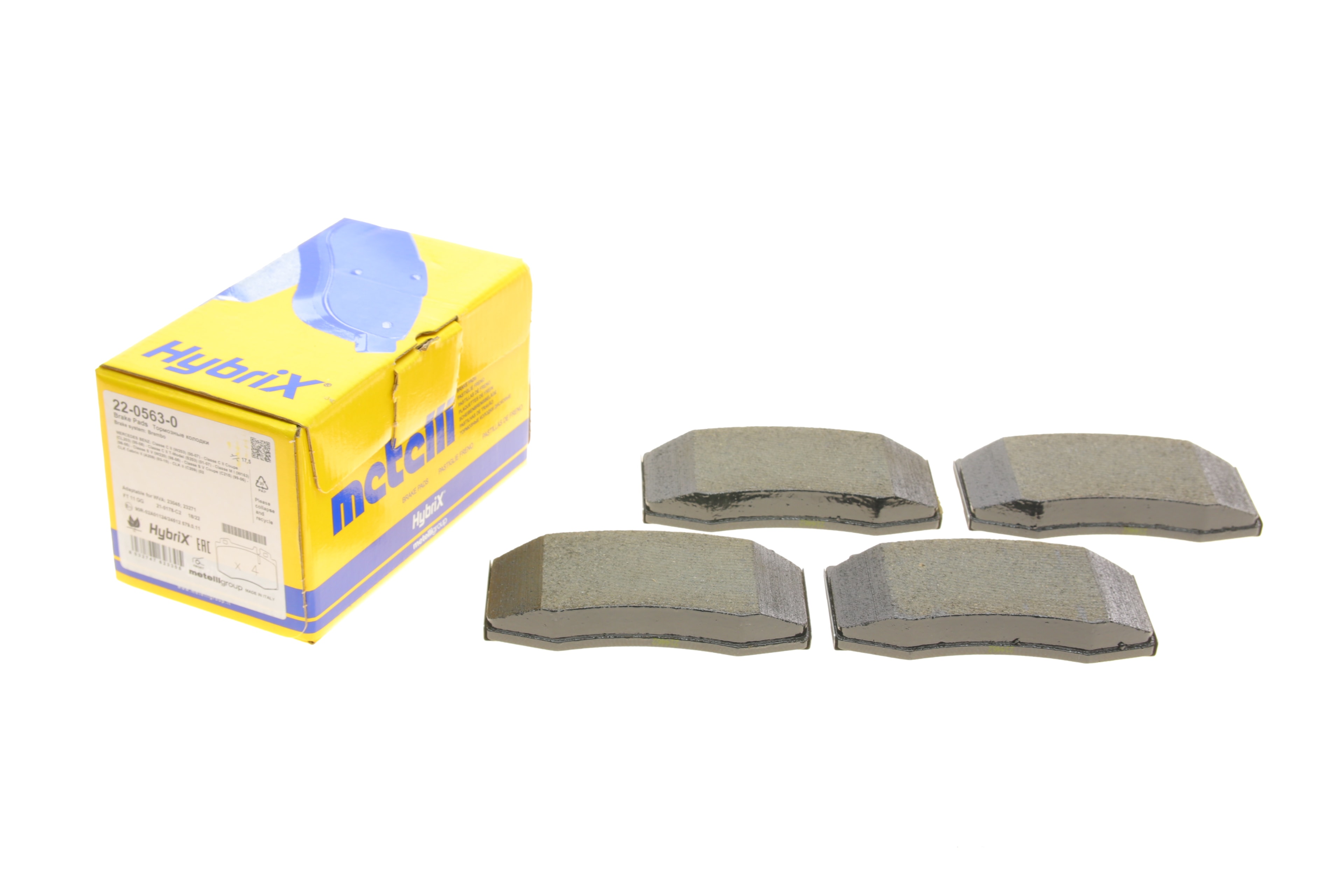 Колодки гальмівні (передні) MB C-class (W203) 02-08/M-class (W163) 98-05/S-class (W220/W221) 98-13 - 1