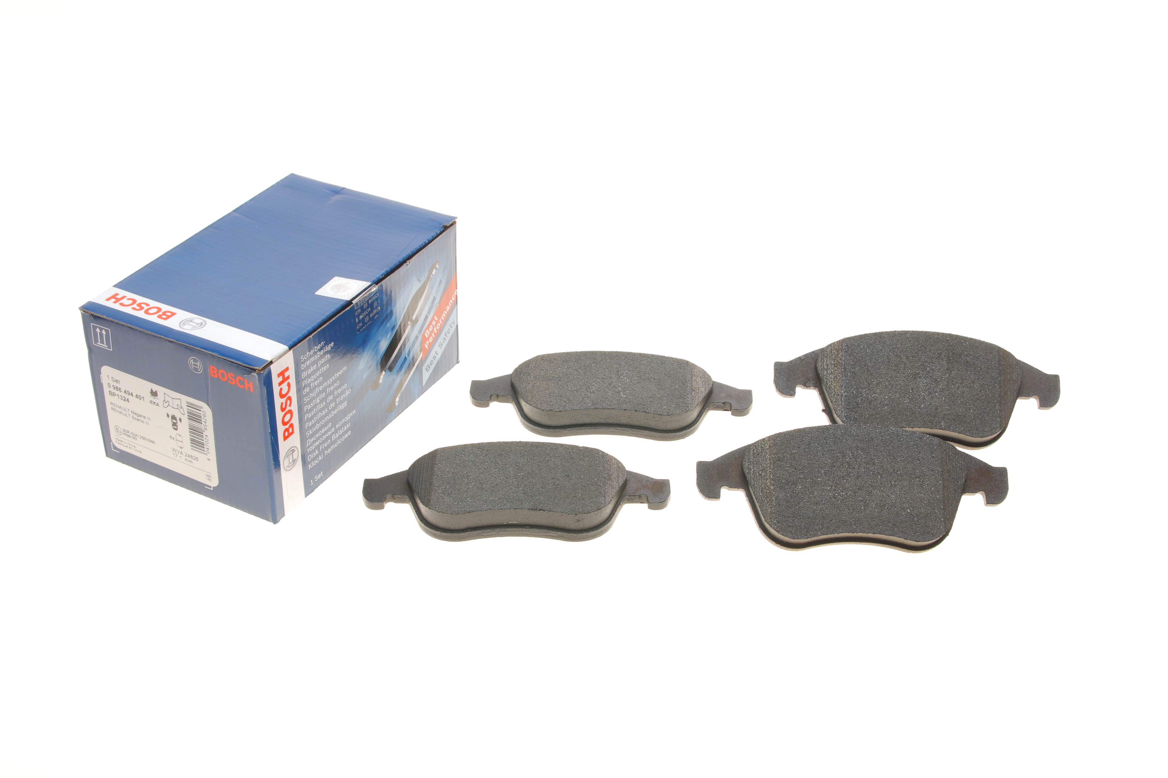 Колодки гальмівні (передні) Renault Megane III/Laguna III 1.5dCi/2.0dCi 07- - 1