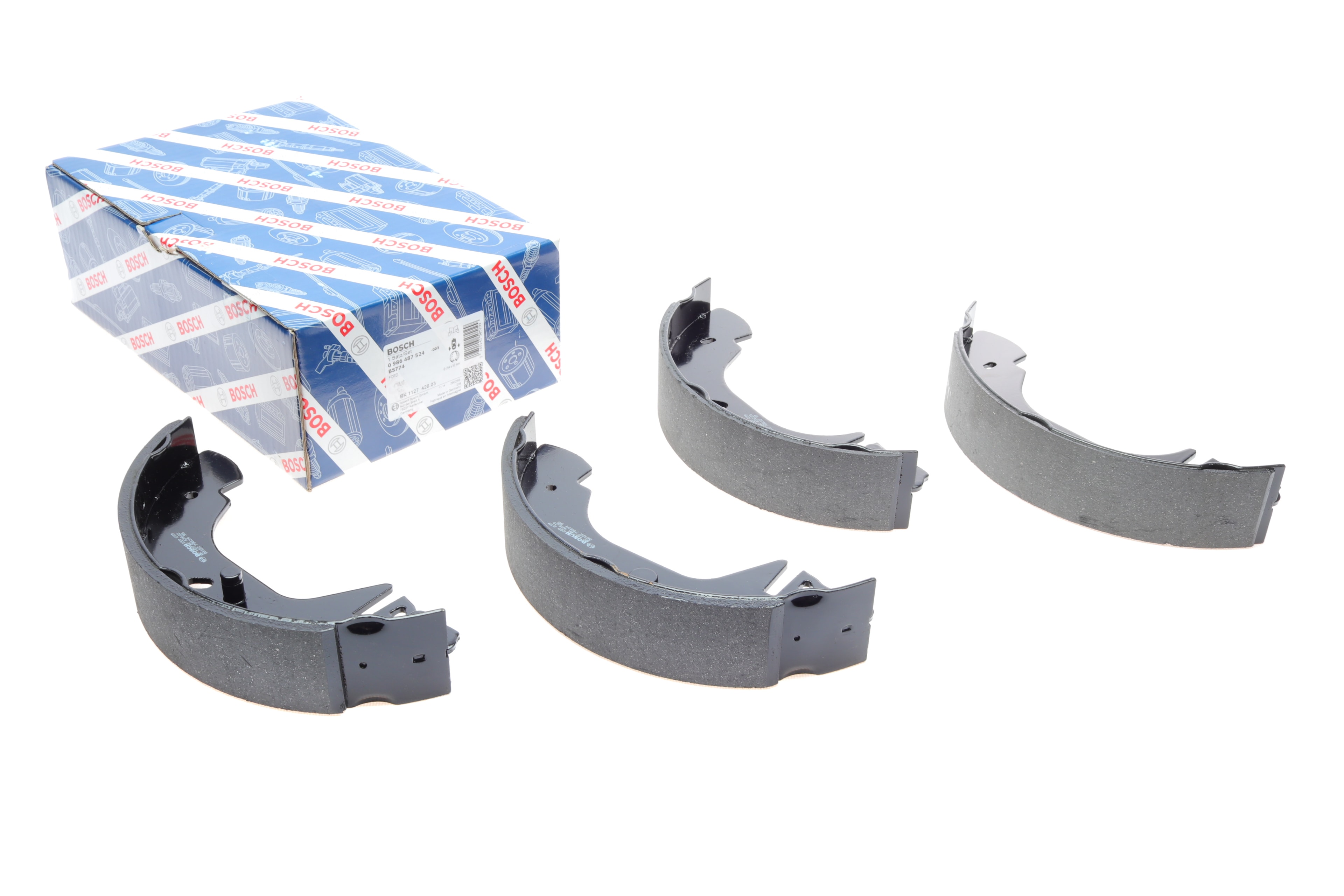 Колодки гальмівні (задні) Ford Transit T12 91-00 (барабанні) (254x52) - 1