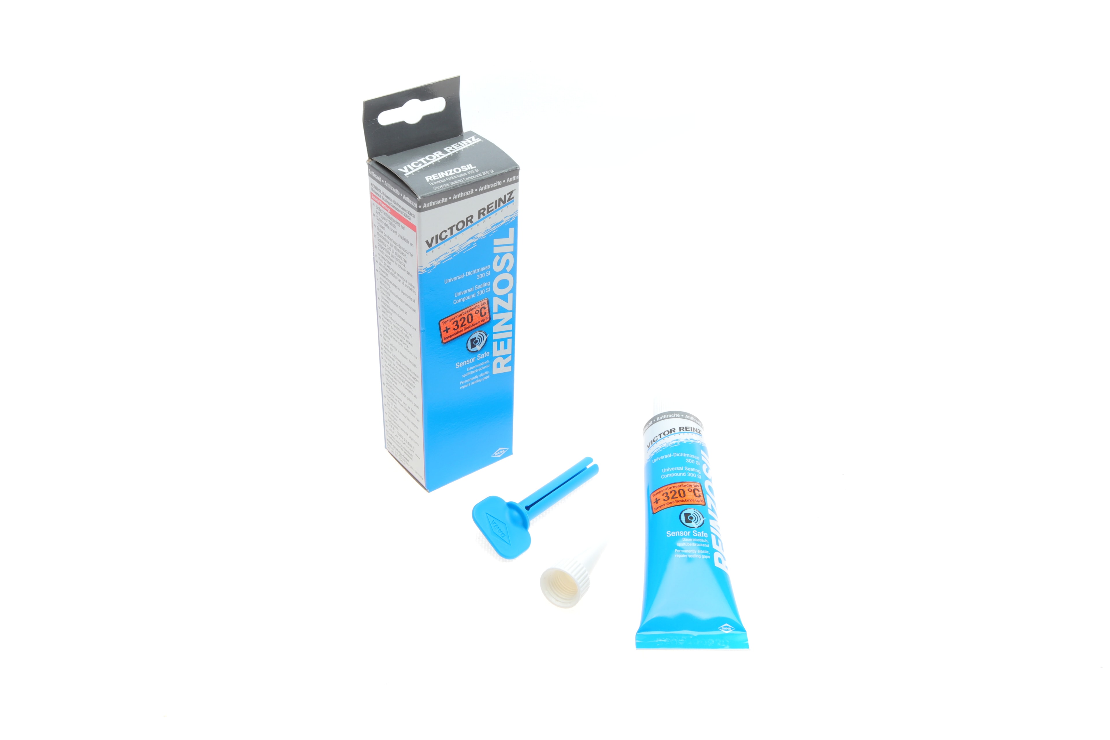 Герметик Reinzosil Tube -50°C +320°C, 70мл (антрацит), використовувати з 70-31415-00 - 1