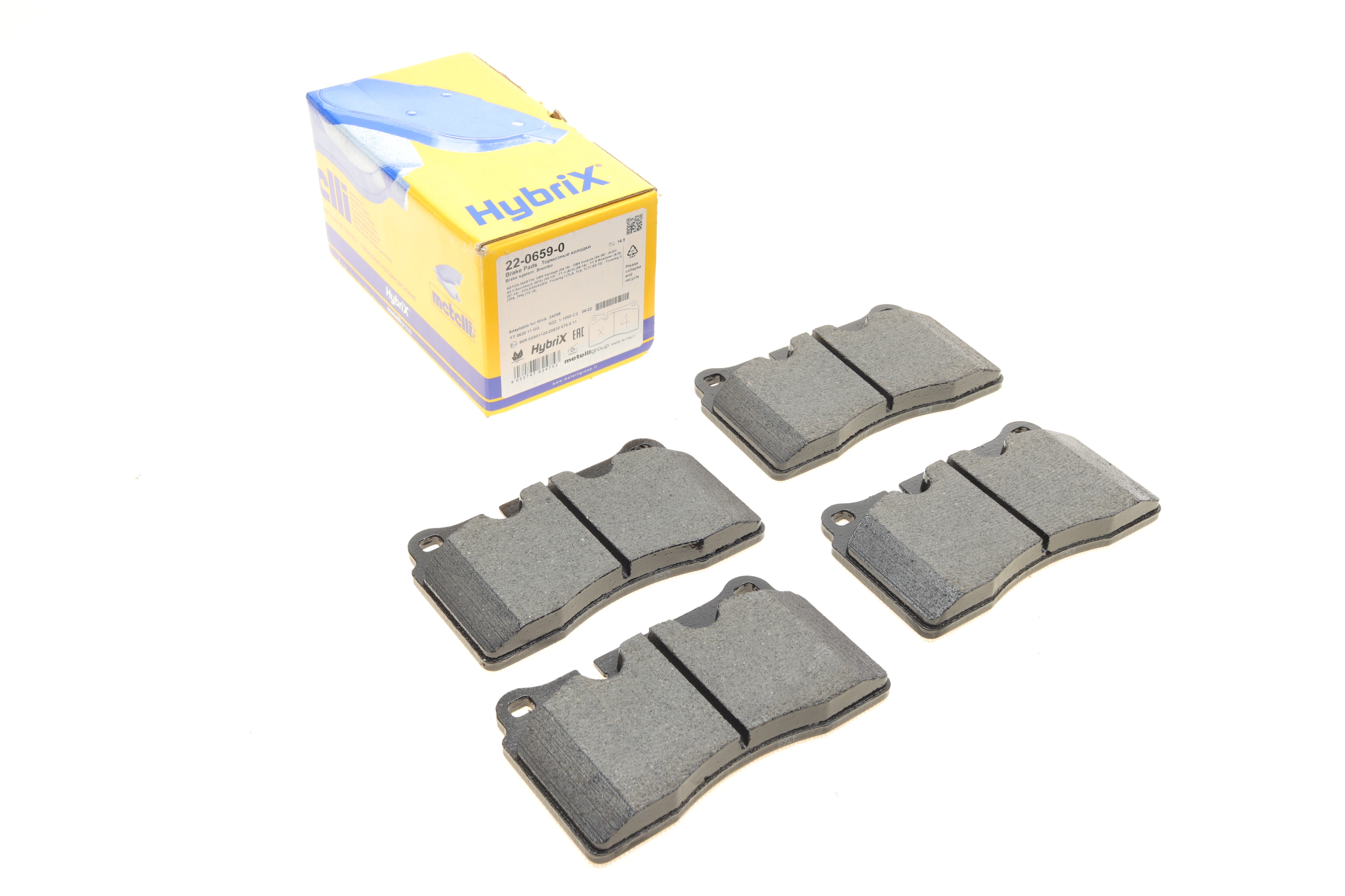 Колодки гальмівні (передні) Audi TT 09-14/VW Touareg 02- - 1