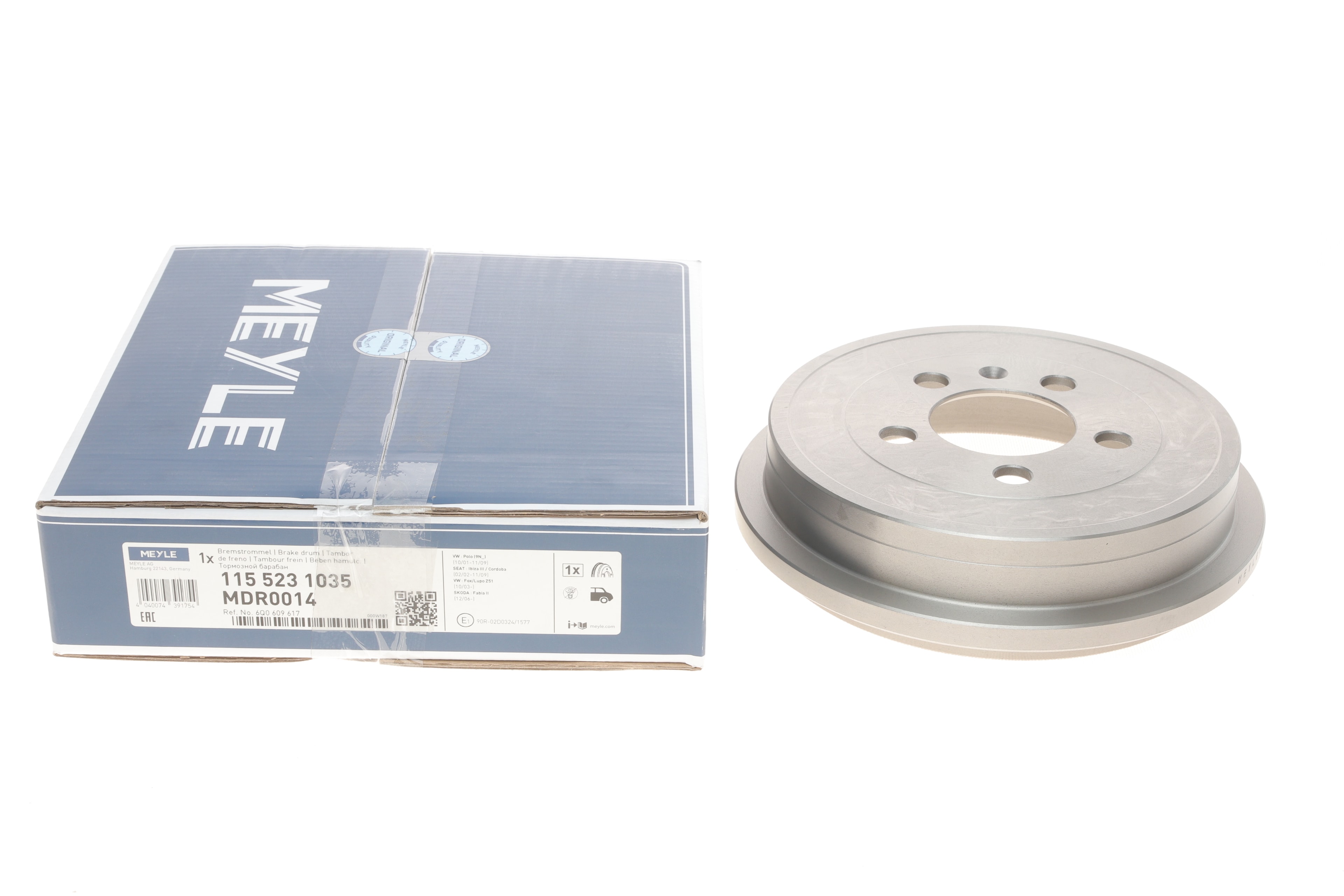 Барабан гальмівний (задній) Skoda Fabia/VW Polo 99- - 1