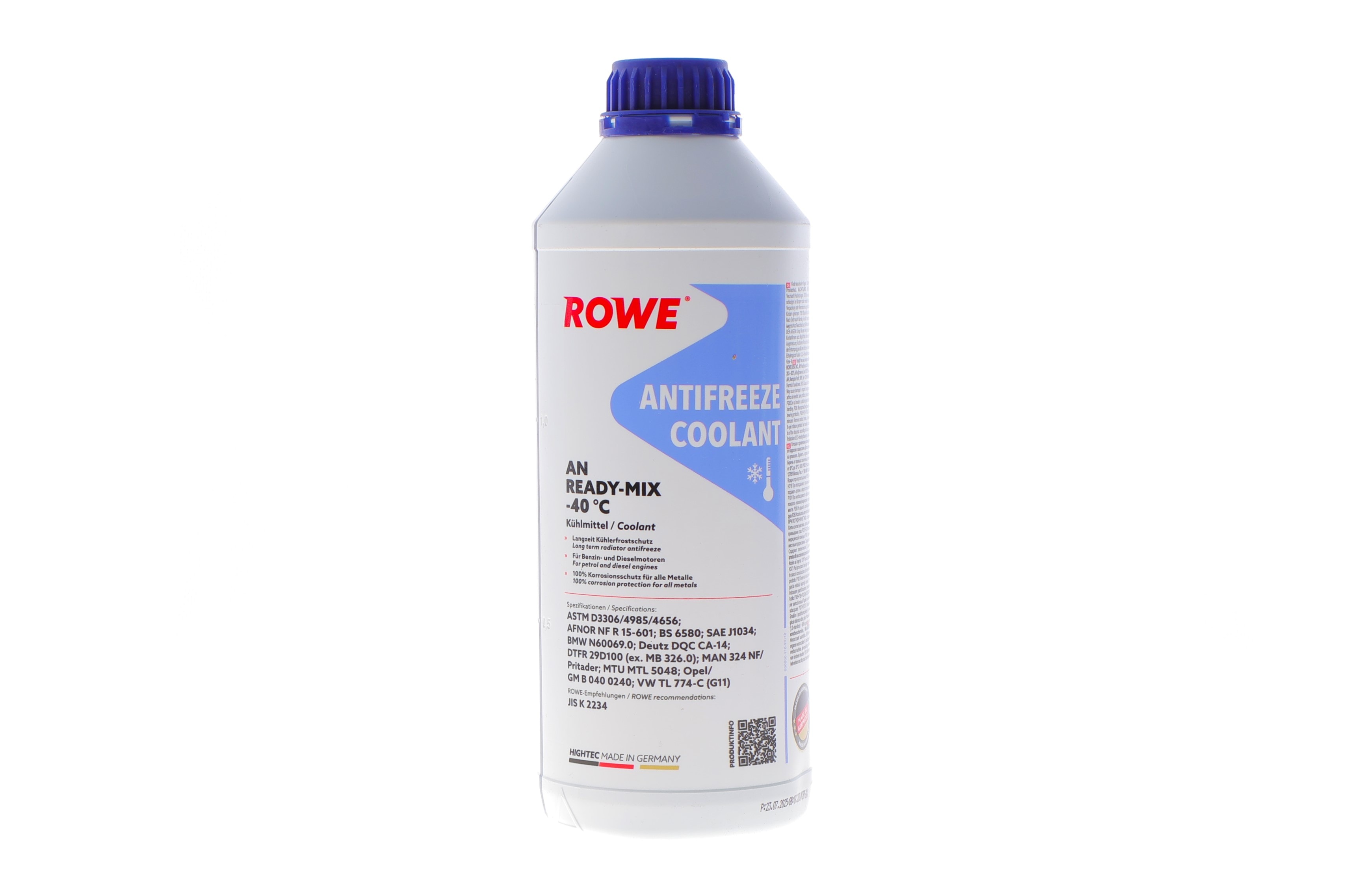 Антифриз (синій) G11 (1.5L) READY-MIX -40°C HIGHTEC ANTIFREEZE  - 1