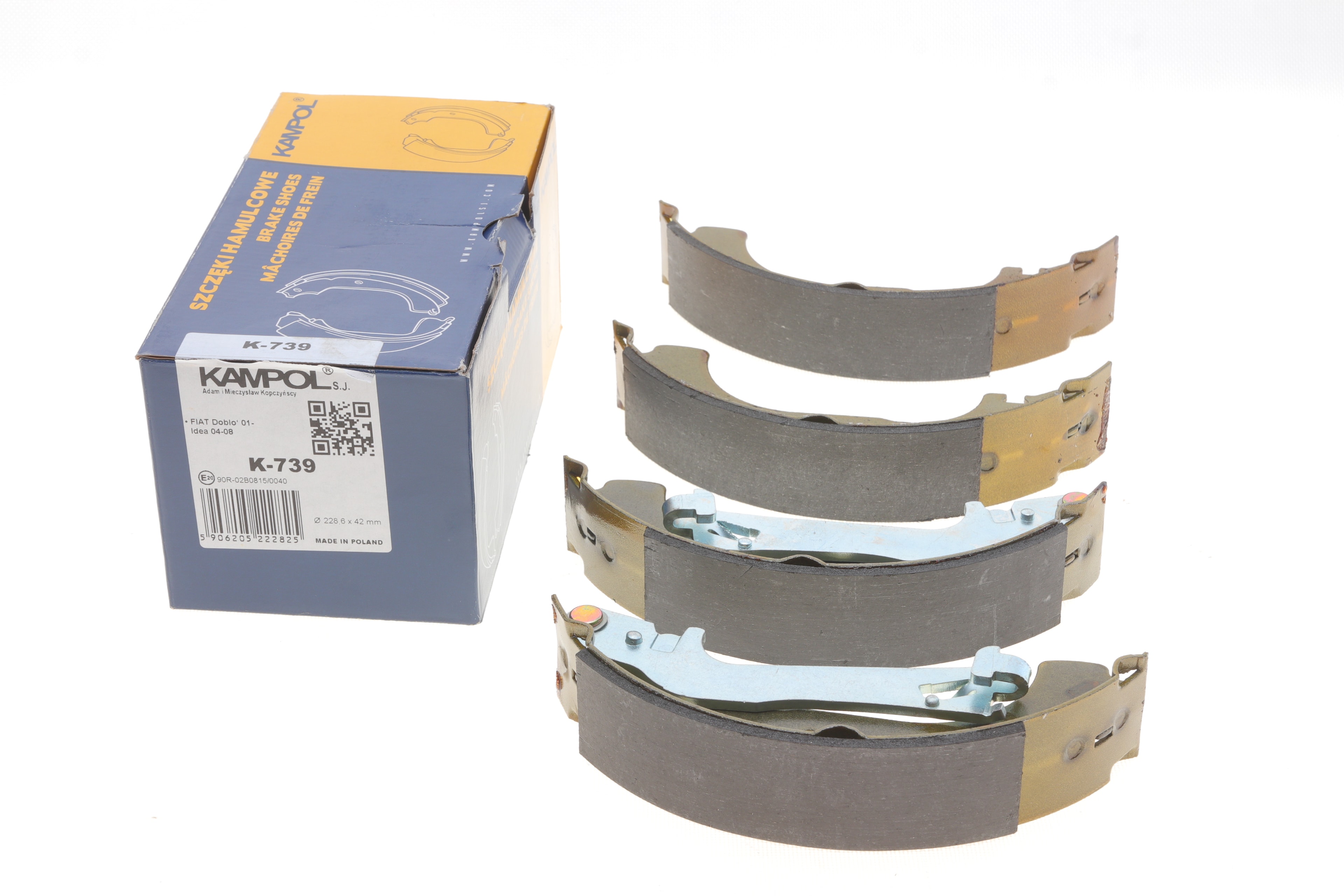 Колодки гальмівні (задні) Fiat Doblo 01-/Opel Combo 12- (барабанні) (228.6x42) - 1