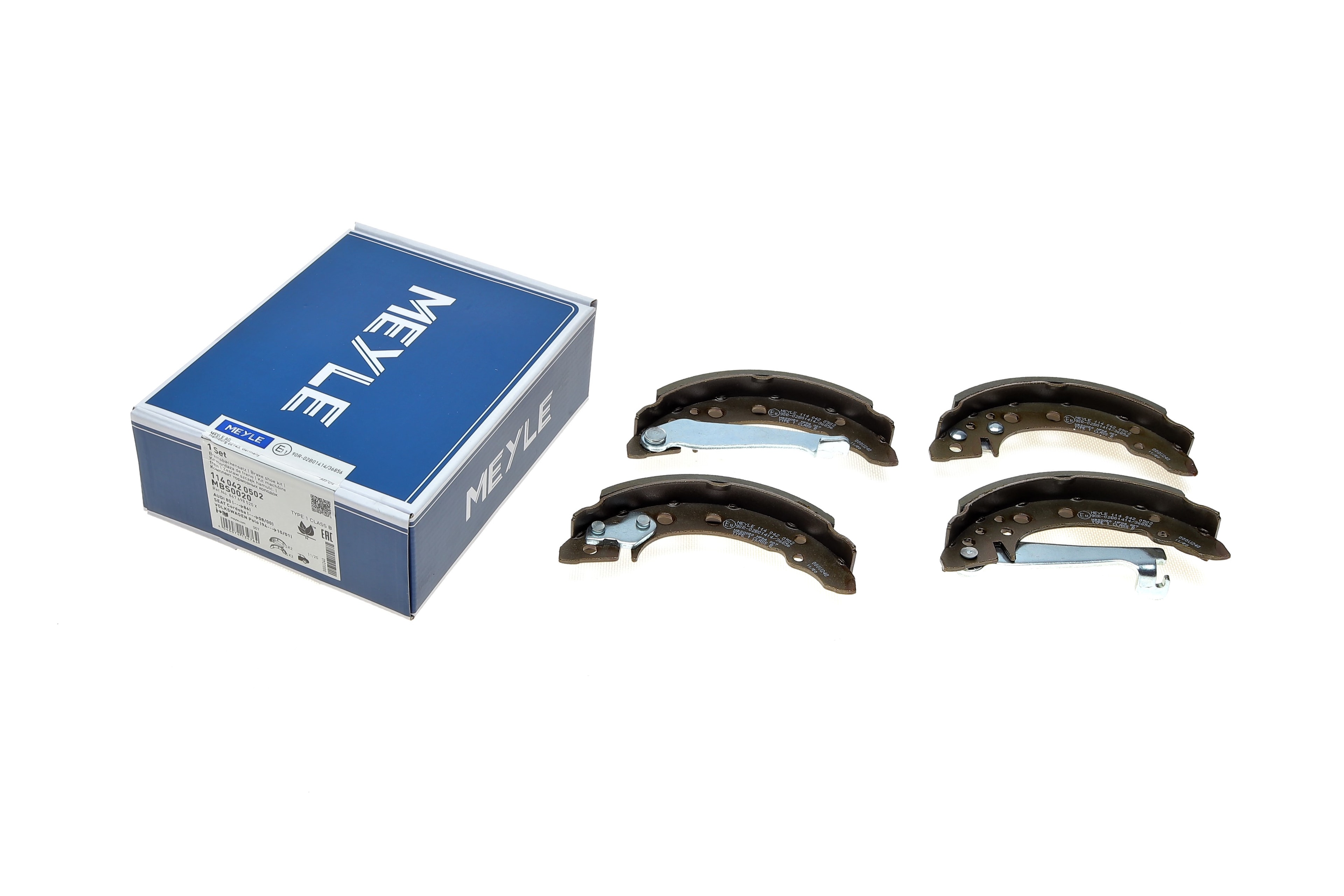 Колодки гальмівні (задні) Audi 80/A2/VW Golf I-II/Jetta I-II/Passat/Polo 74-05 (барабанні)(180x30) - 1