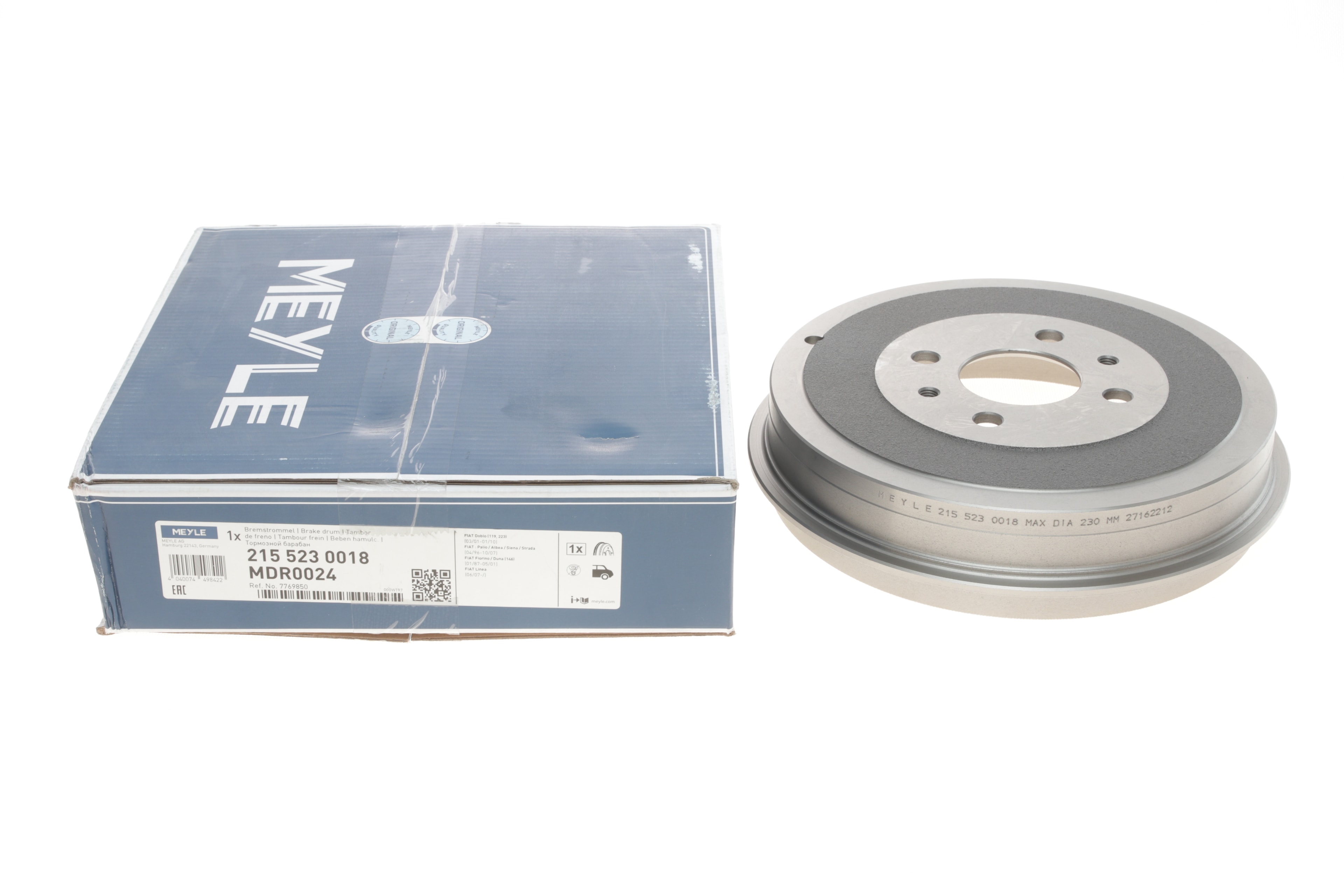 Барабан гальмівний (задній) Fiat Doblo 01- - 1