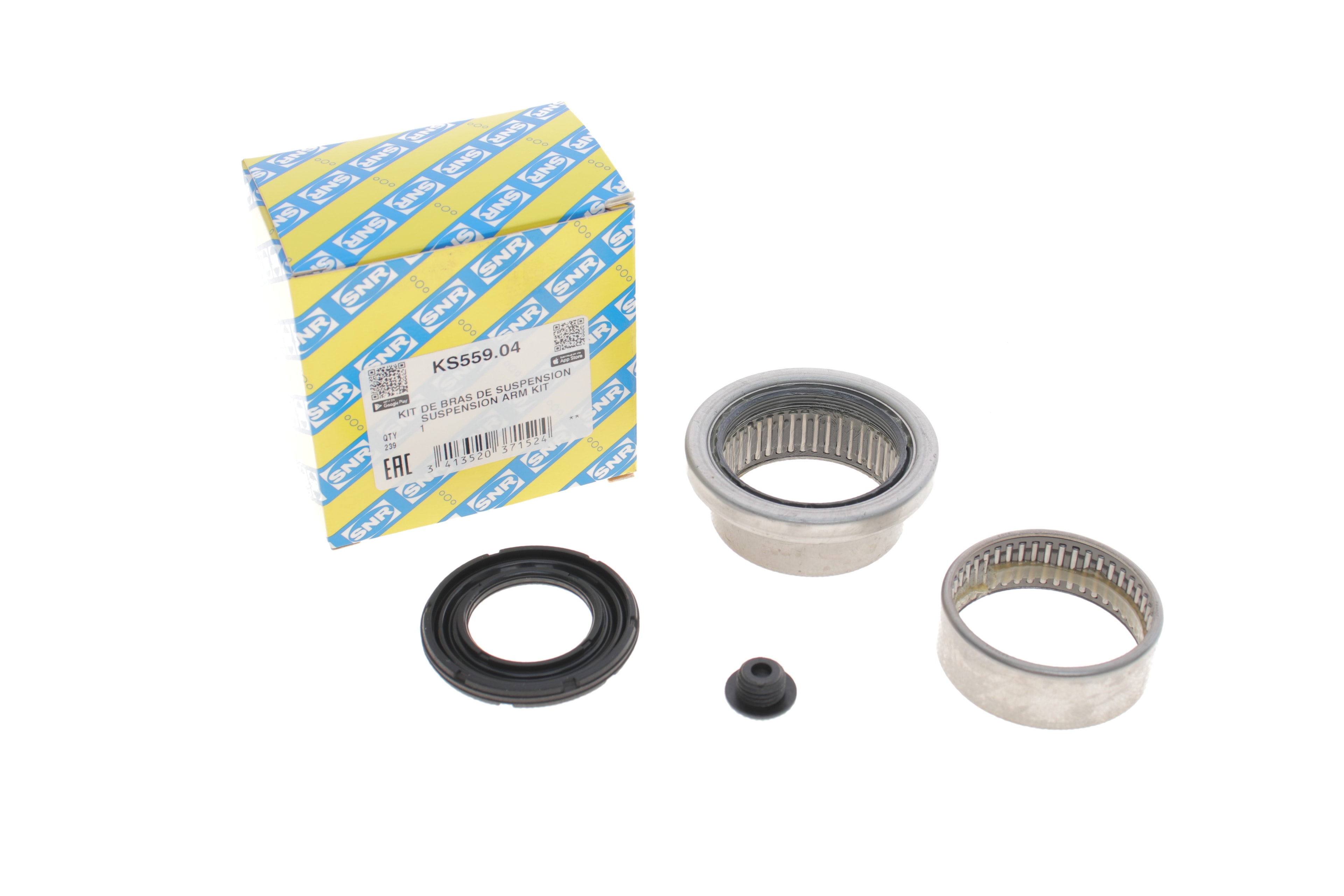 Підшипник балки (задньої) (ремкомплект) Peugeot 206 (для авто зі стабілізатором) - 1