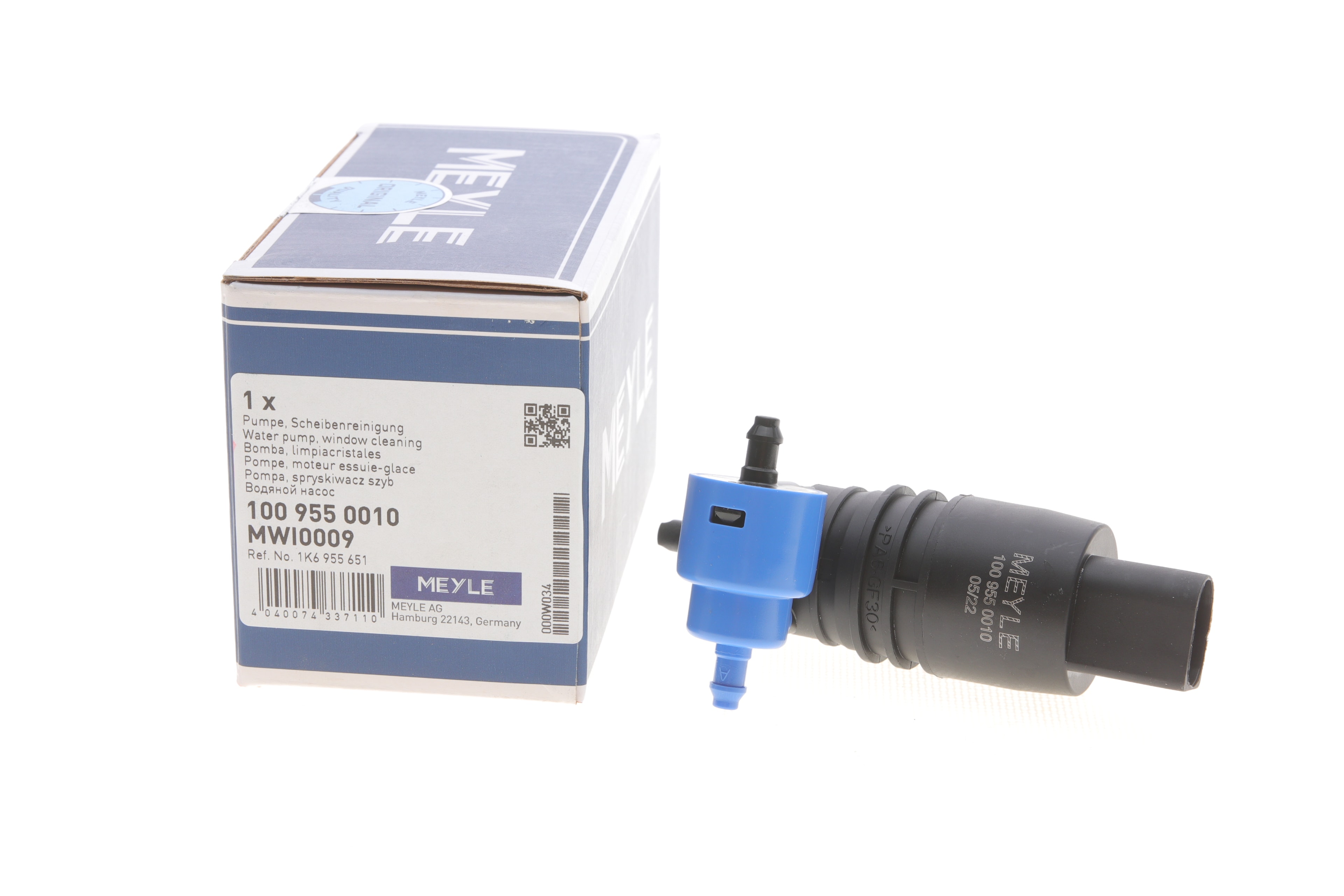 Насос омивача скла (дуальний) VW Caddy III/T5/Passat 03- - 1