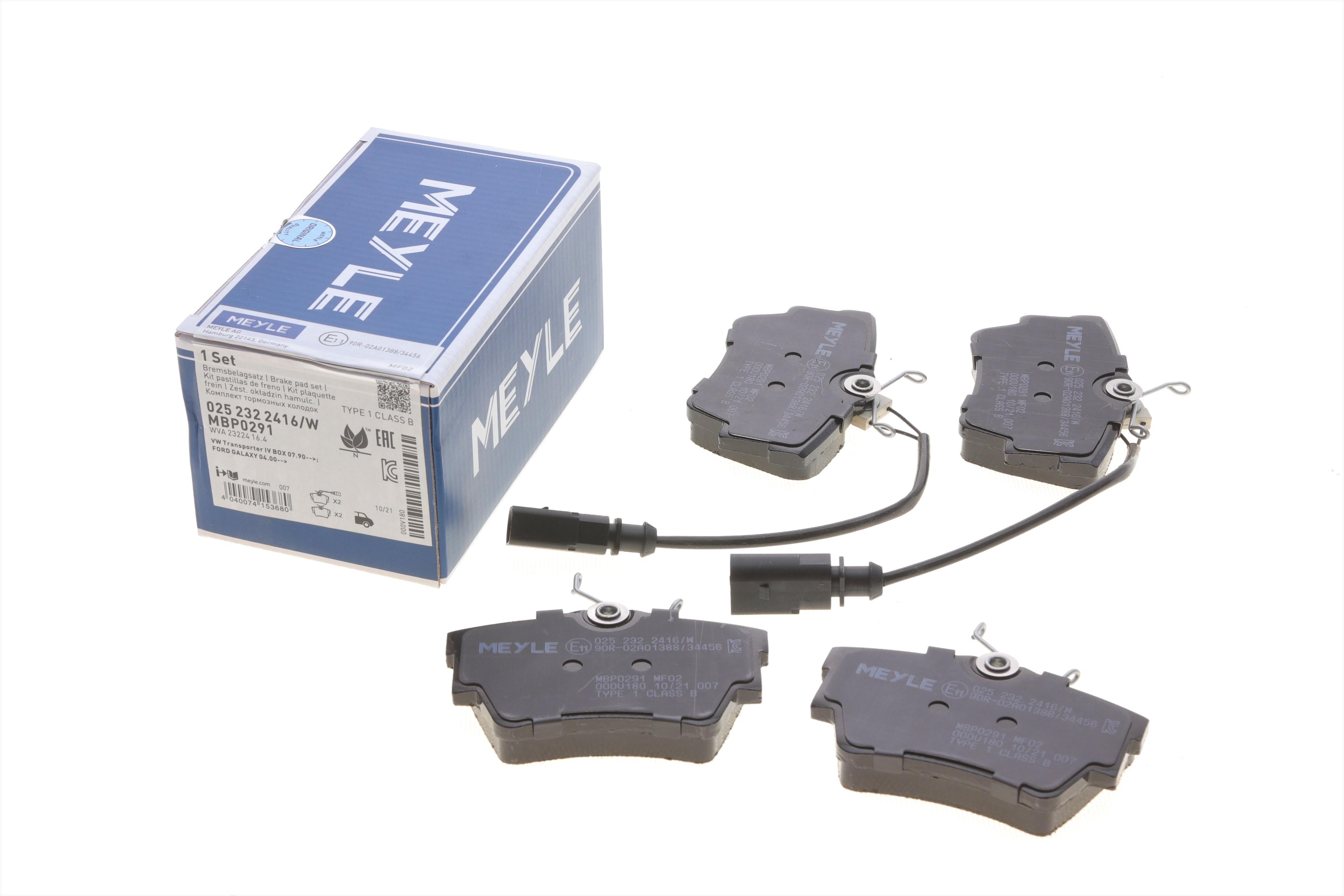 Колодки гальмівні (задні) VW T4 1.8-2.8 90-03 (з датчиком) - 1