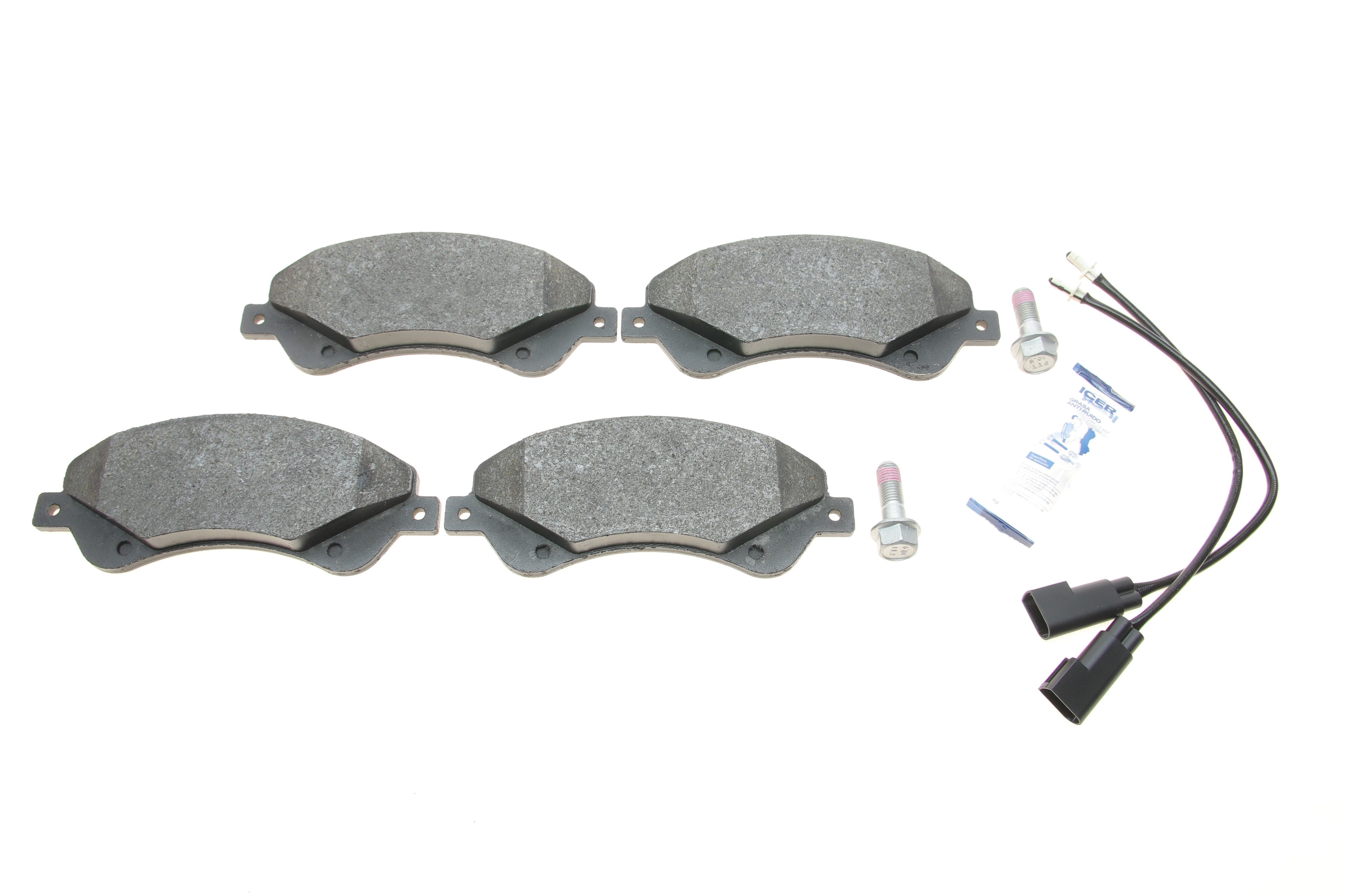 Колодки гальмівні (передні) Ford Transit 06-14/Transit Connect 06-13 (+датчики) - 1