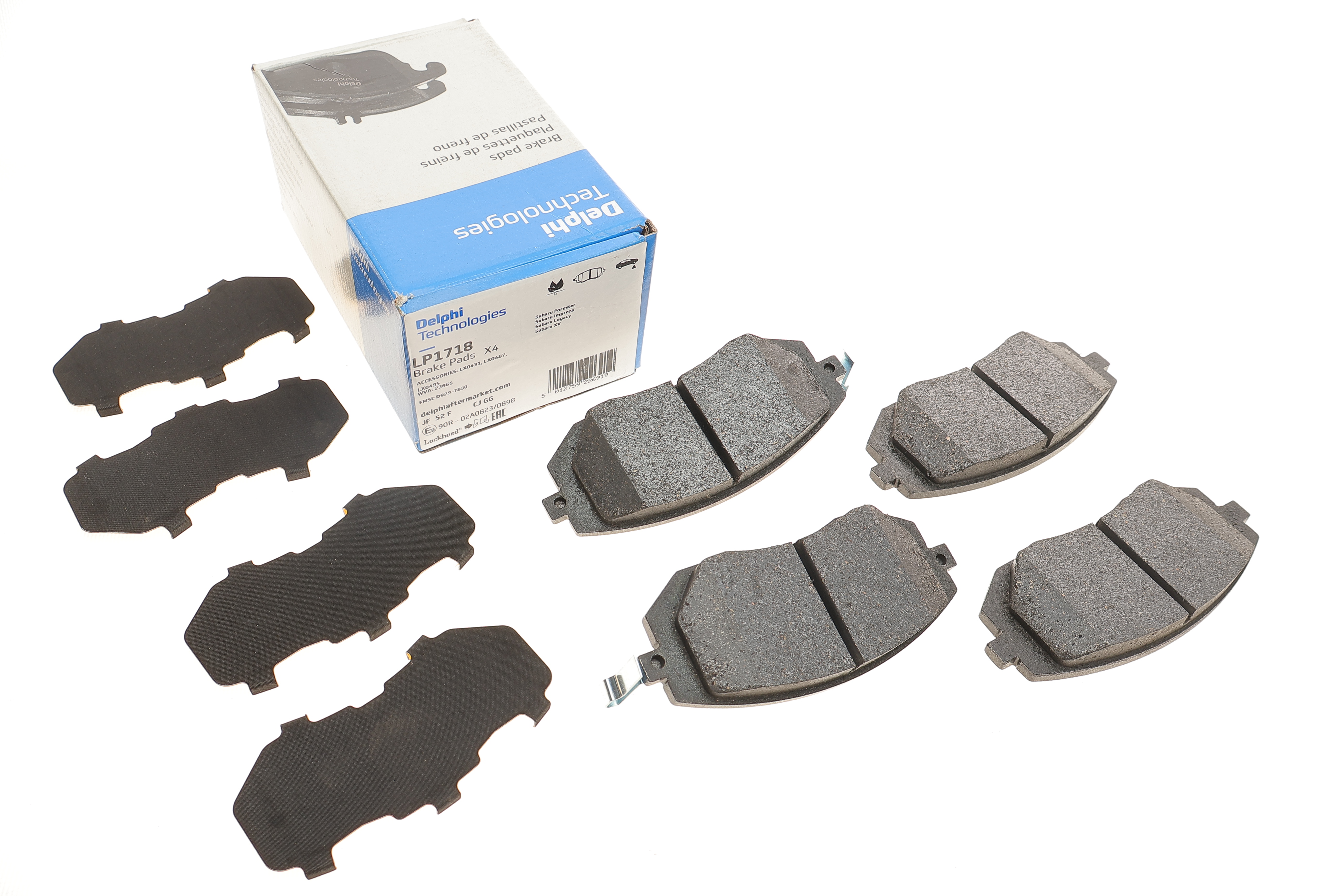 Колодки гальмівні (передні) Subaru Forester 02-/Impreza 00-/Legacy 03-14/Outback 03- - 1