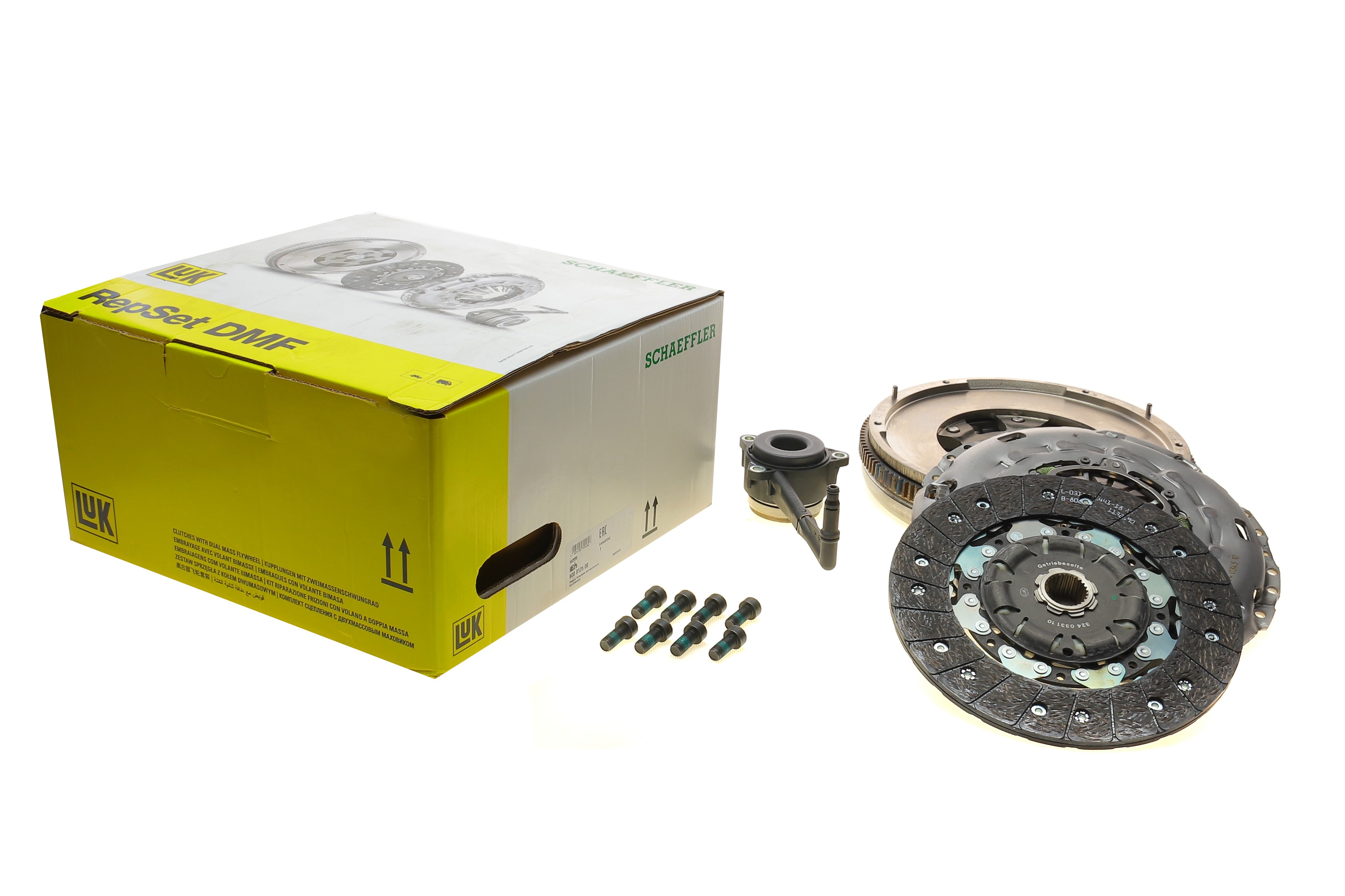 Демпфер + комплект зчеплення + вижимний VW T5 2.5TDI 03- (96kw) AXD, BNZ - 1