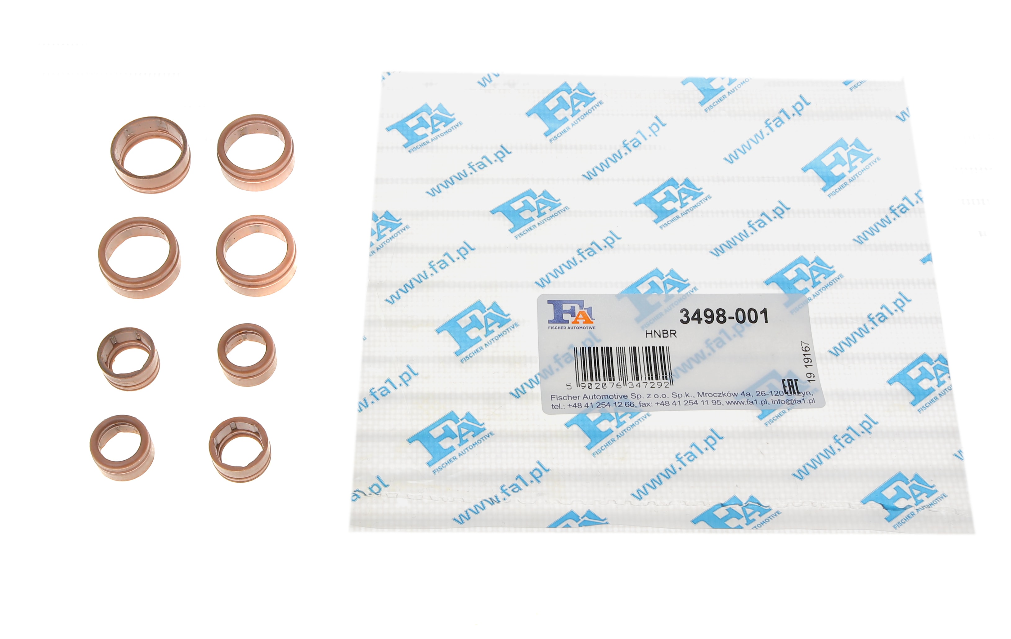 Прокладка компресора кондиціонера ущільнююча Renault Kangoo II 08- (К-кт) - 1